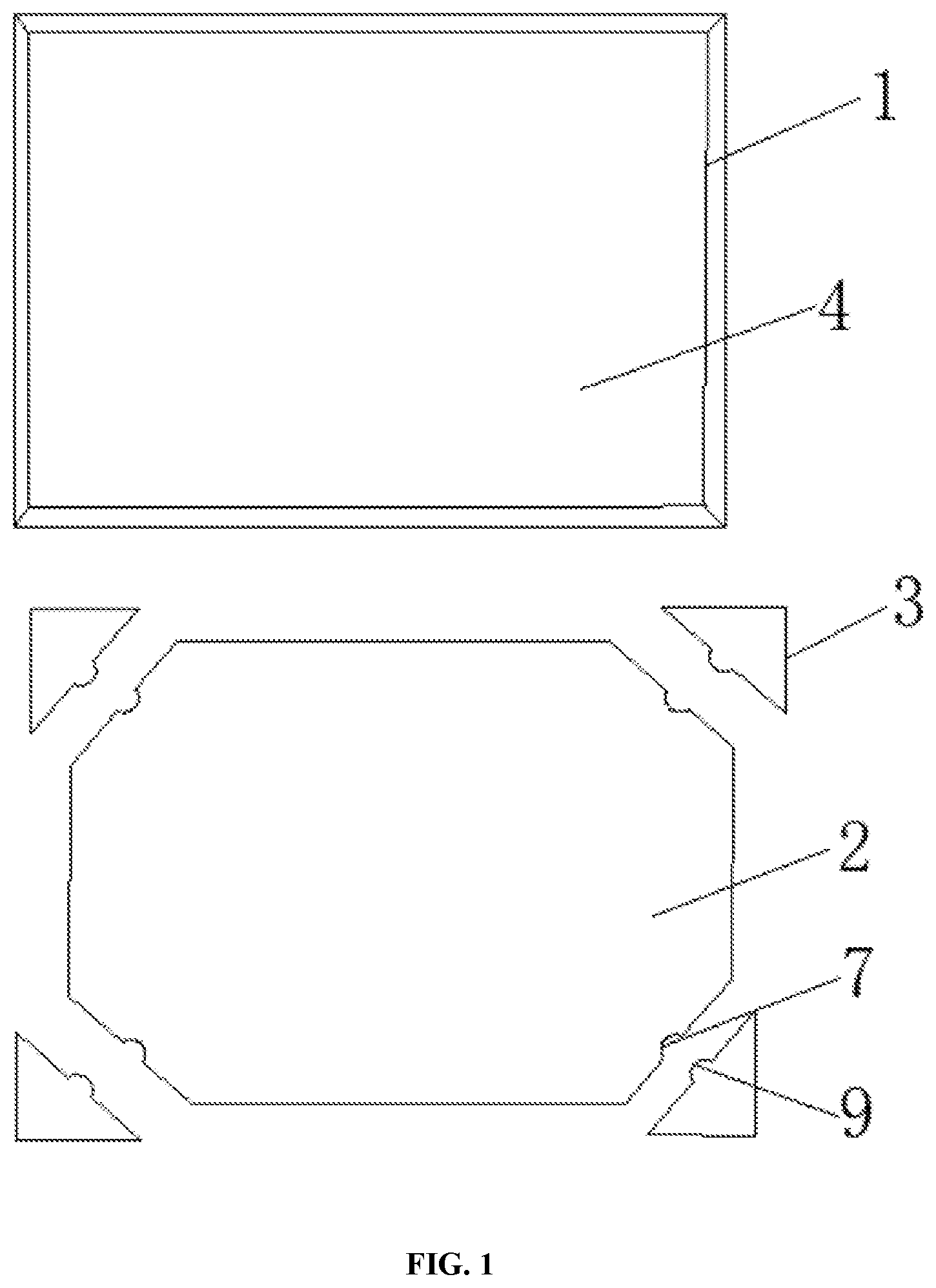 Patent US12350960 — Apparatus and method for attaching and detaching panels and boards to fixed surfaces — Figure 1
