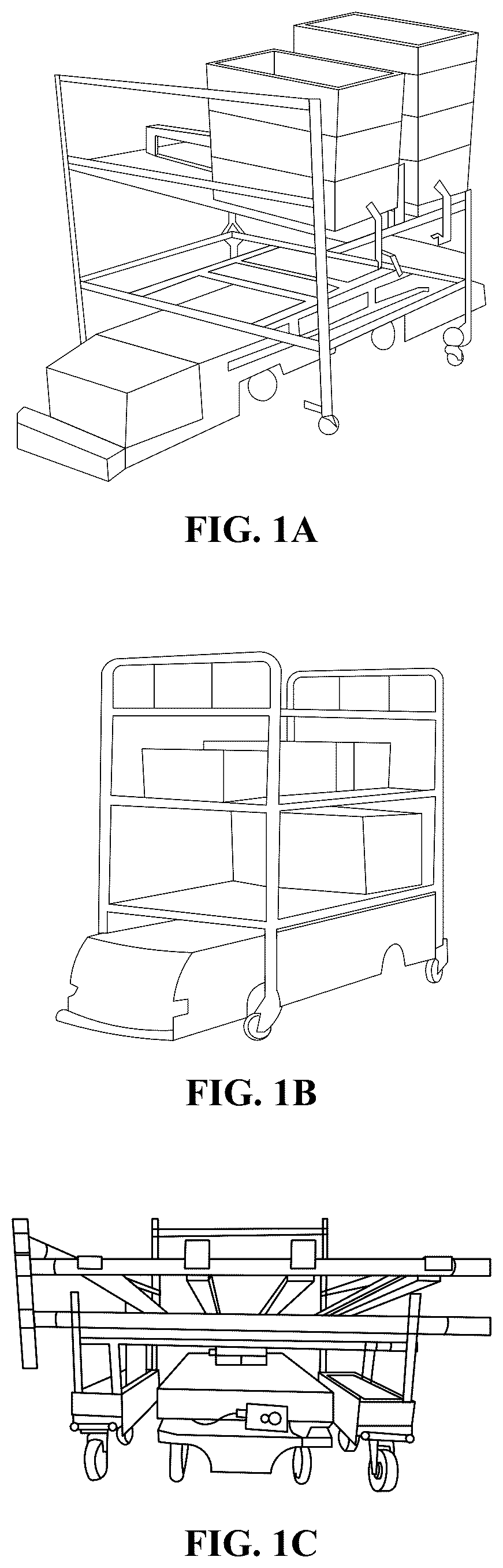 Patent US12350966 — Material vehicle, traction apparatus and system, and method for controlling bidirectional traveling of material vehicle — Figure 1