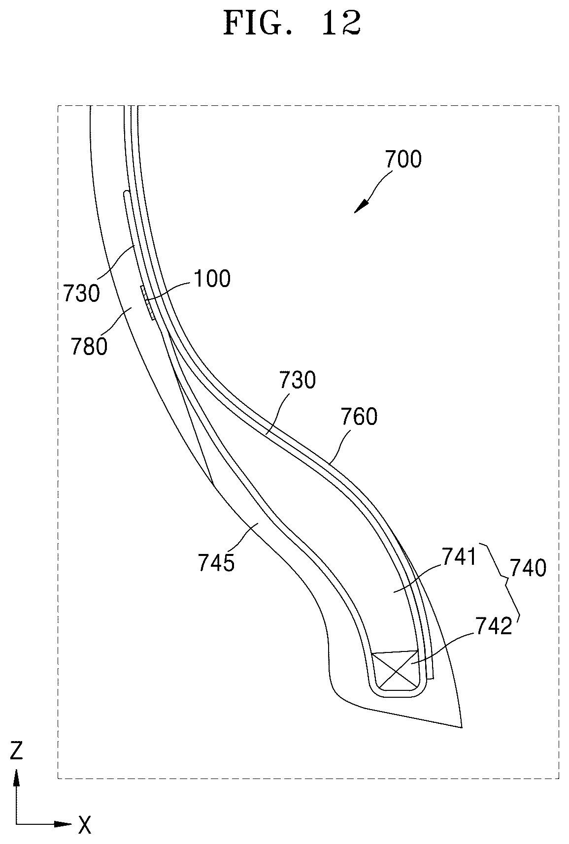 Patent US12350976 Figure 12 – Tire