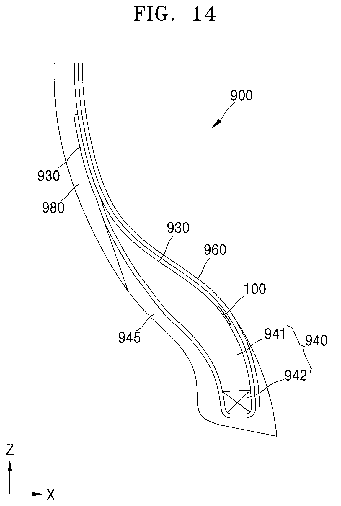 Patent US12350976 Figure 14 – Tire