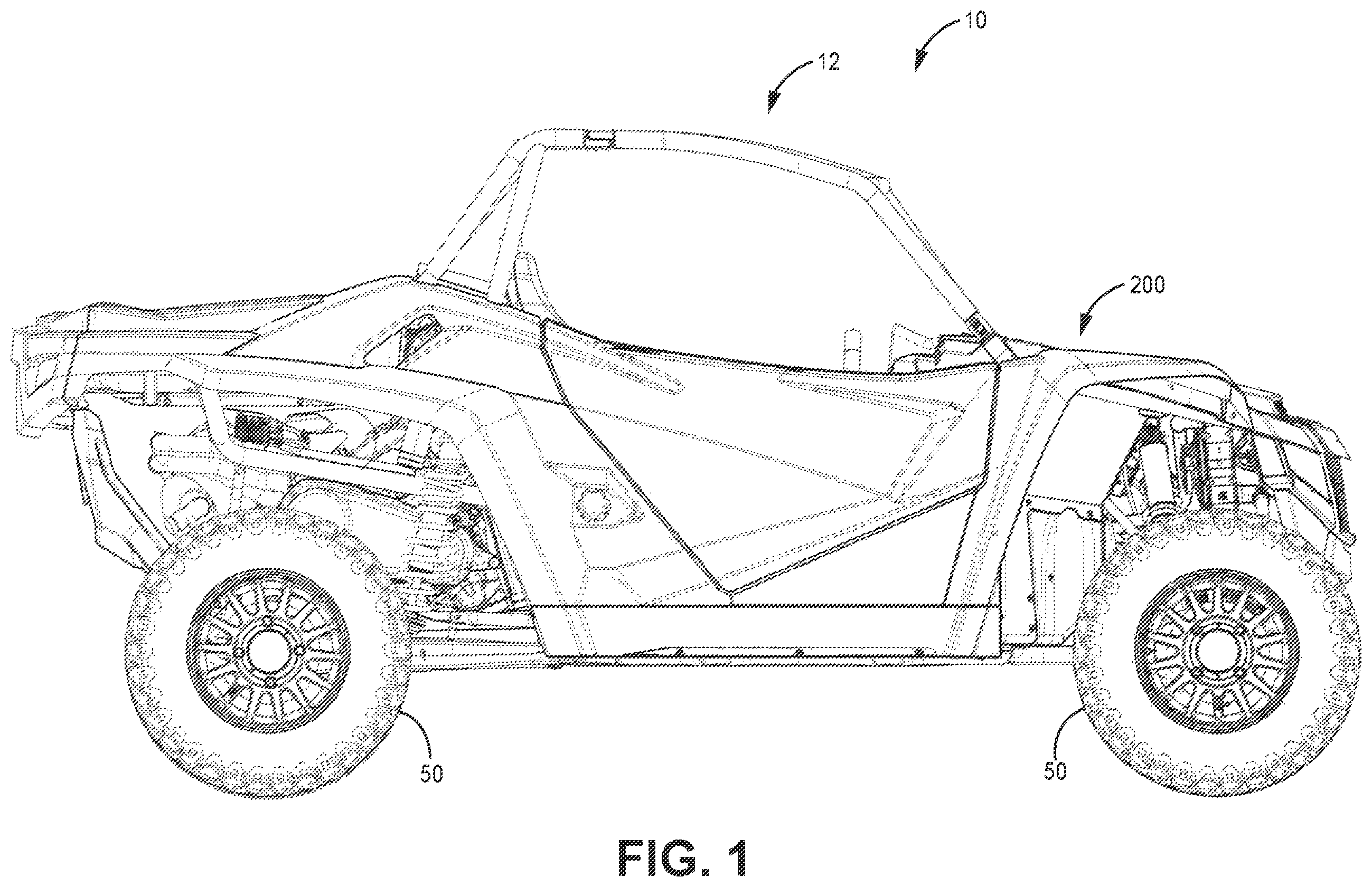 Patent US12351027 — Off-road recreational vehicle — Figure 1