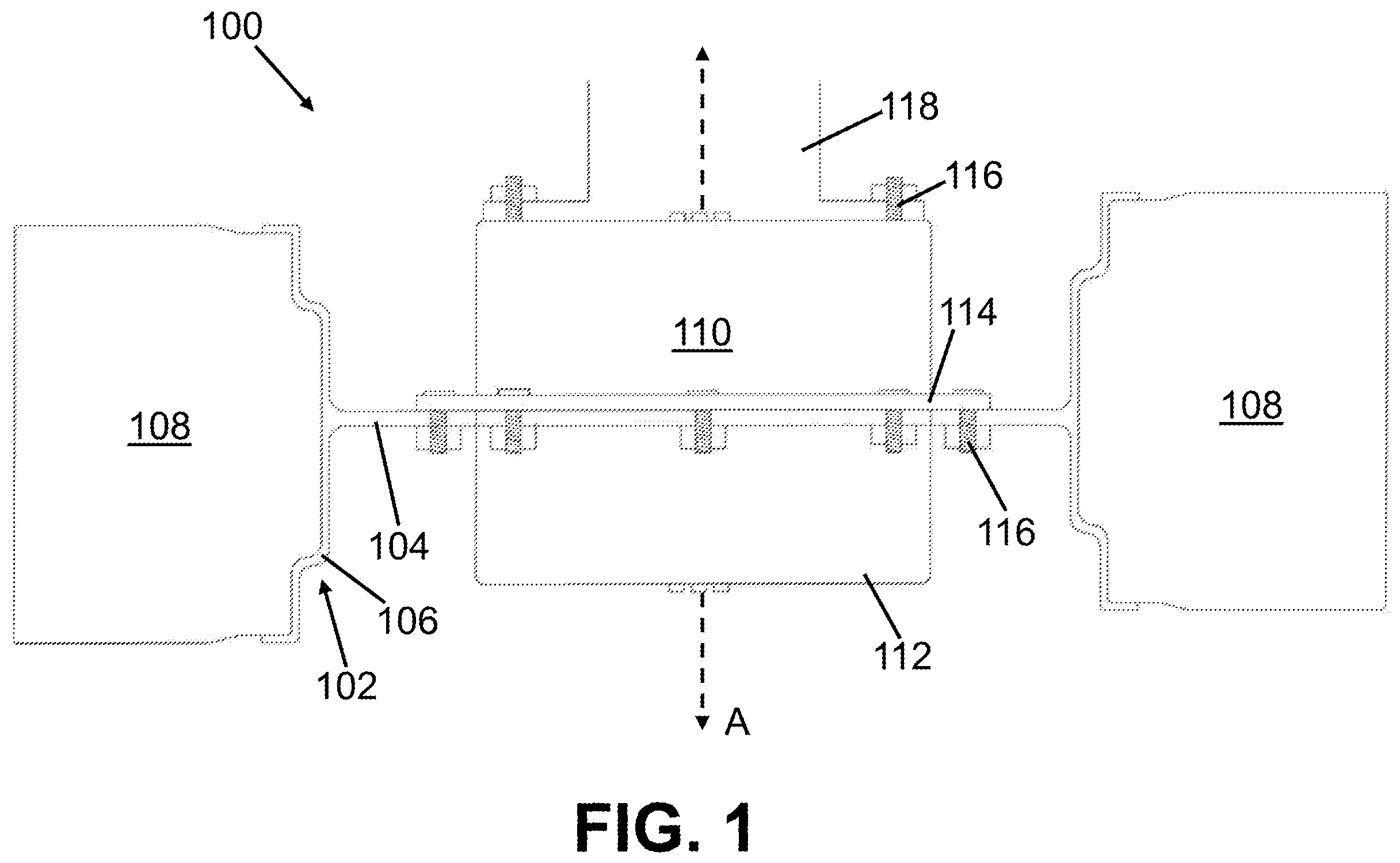Patent US12351034 Figure 1 – Directly supported electric drive wheel system and hybrid vehicle
