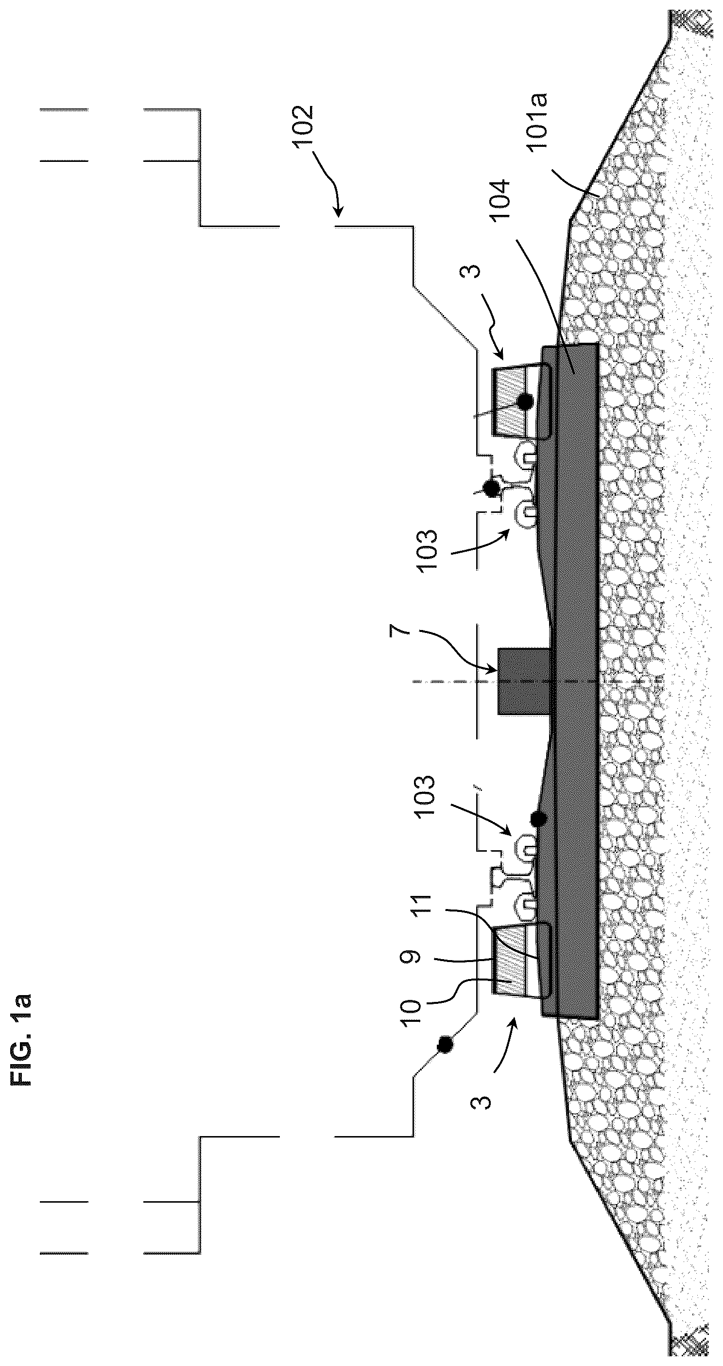 Patent US12351036 — Magnetic levitation railway system — Figure 1