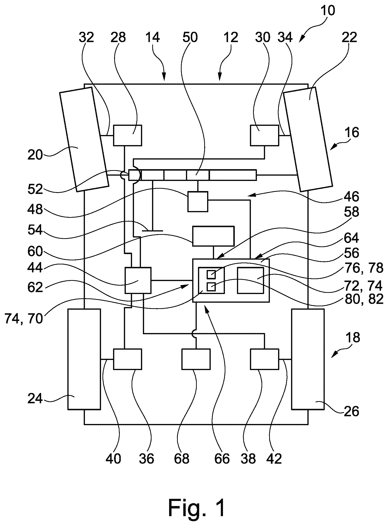 Patent US12351039 — Method for controlling a motion of a vehicle, data processing apparatus, computer program, computer-readable storage medium, and vehicle propulsion system — Figure 1
