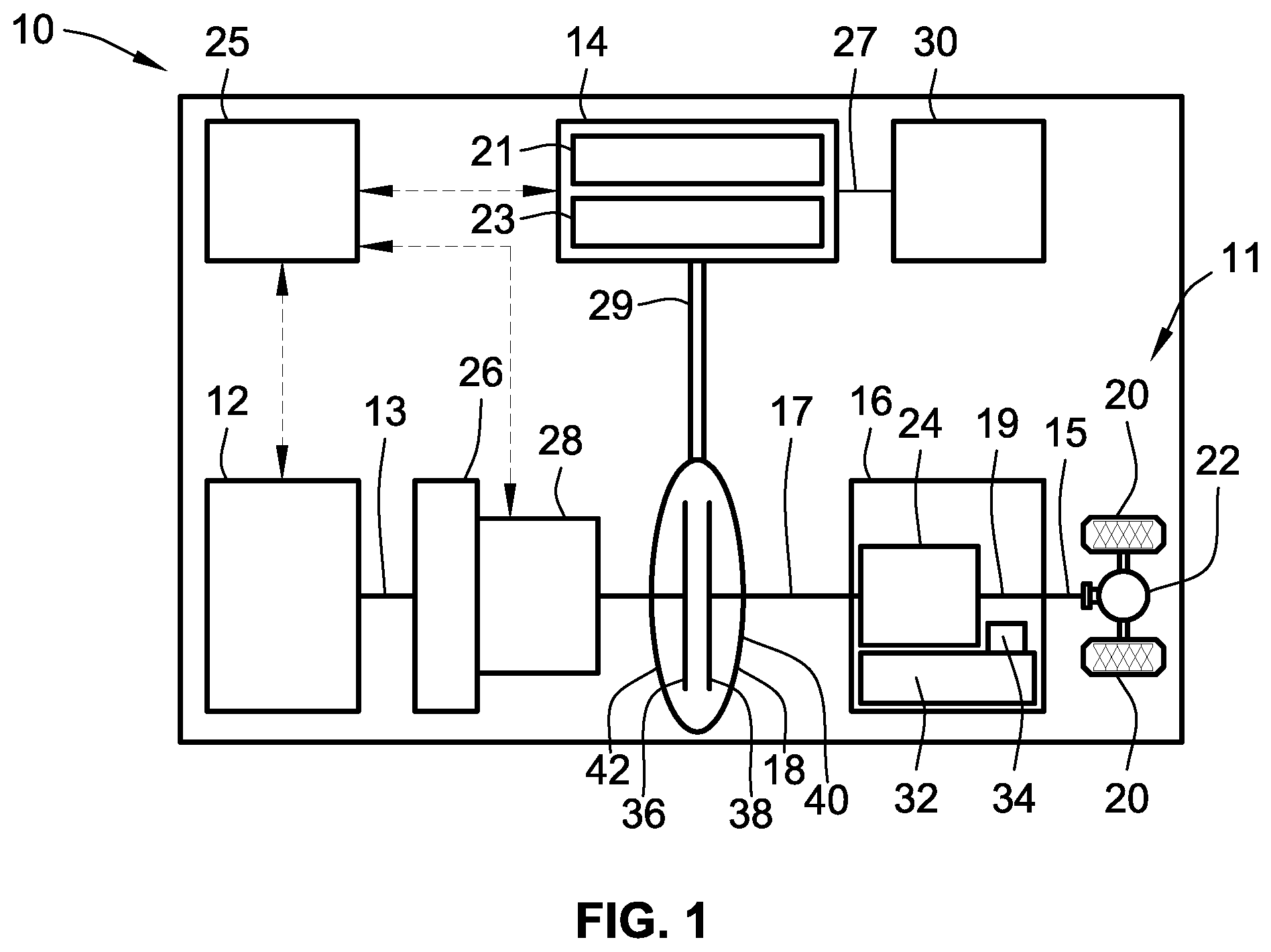 Patent US12351043 — Electrochemical systems, methods, and devices using stacked electrode assemblies with in-stack sensor arrays — Figure 1