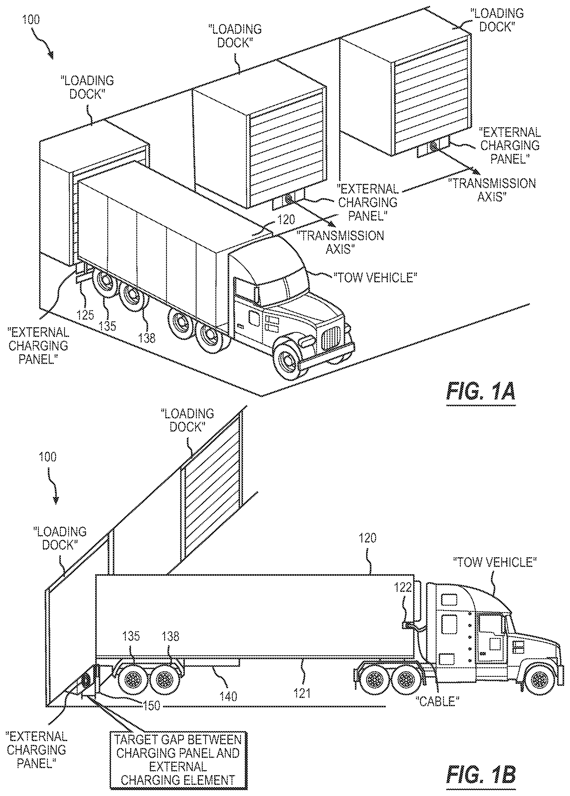 Patent US12351047 — System for power supply, power generation, and power distribution of a trailer — Figure 1