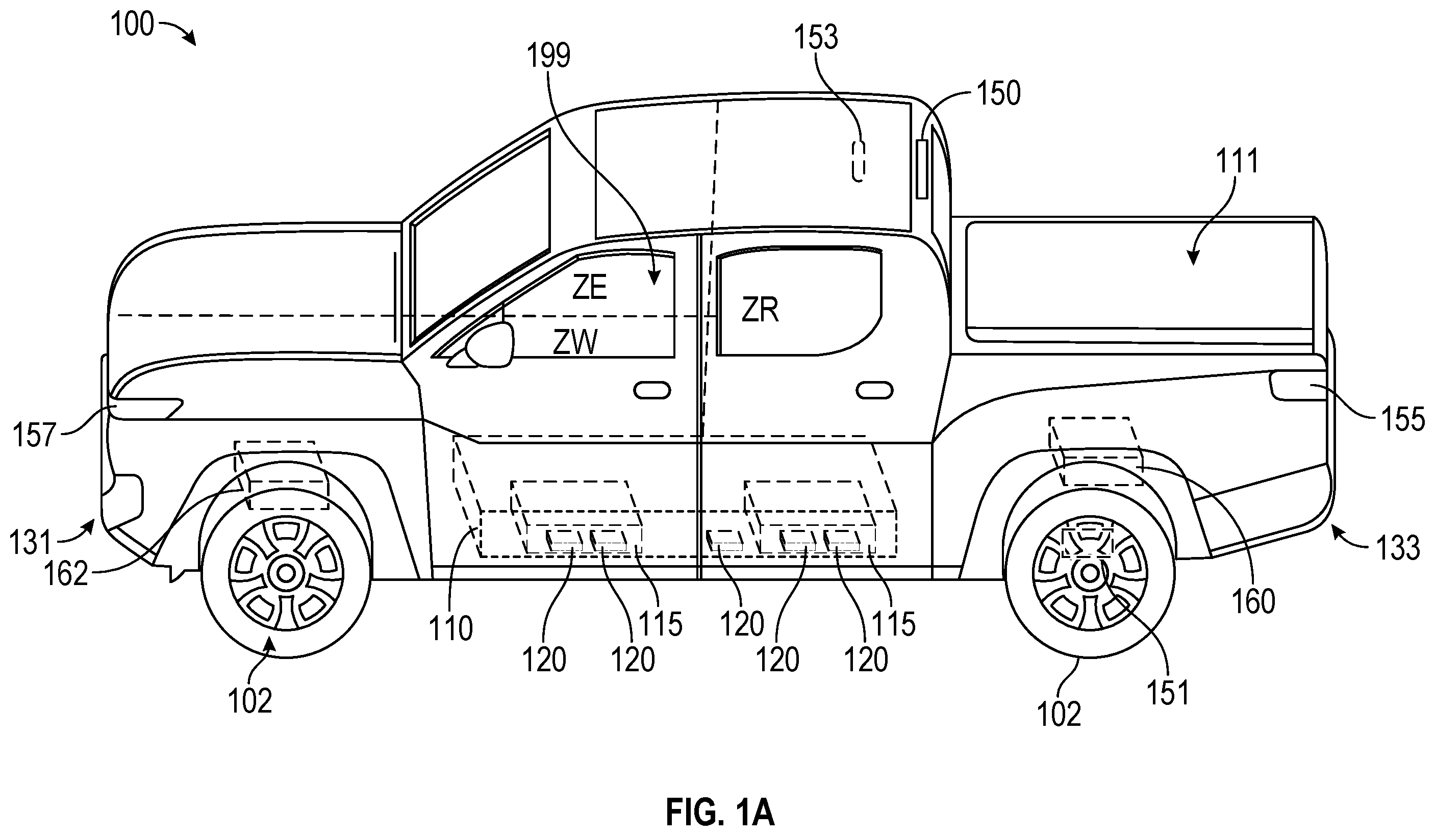 Patent US12351069 — Low voltage battery-less architecture for electric vehicles — Figure 1
