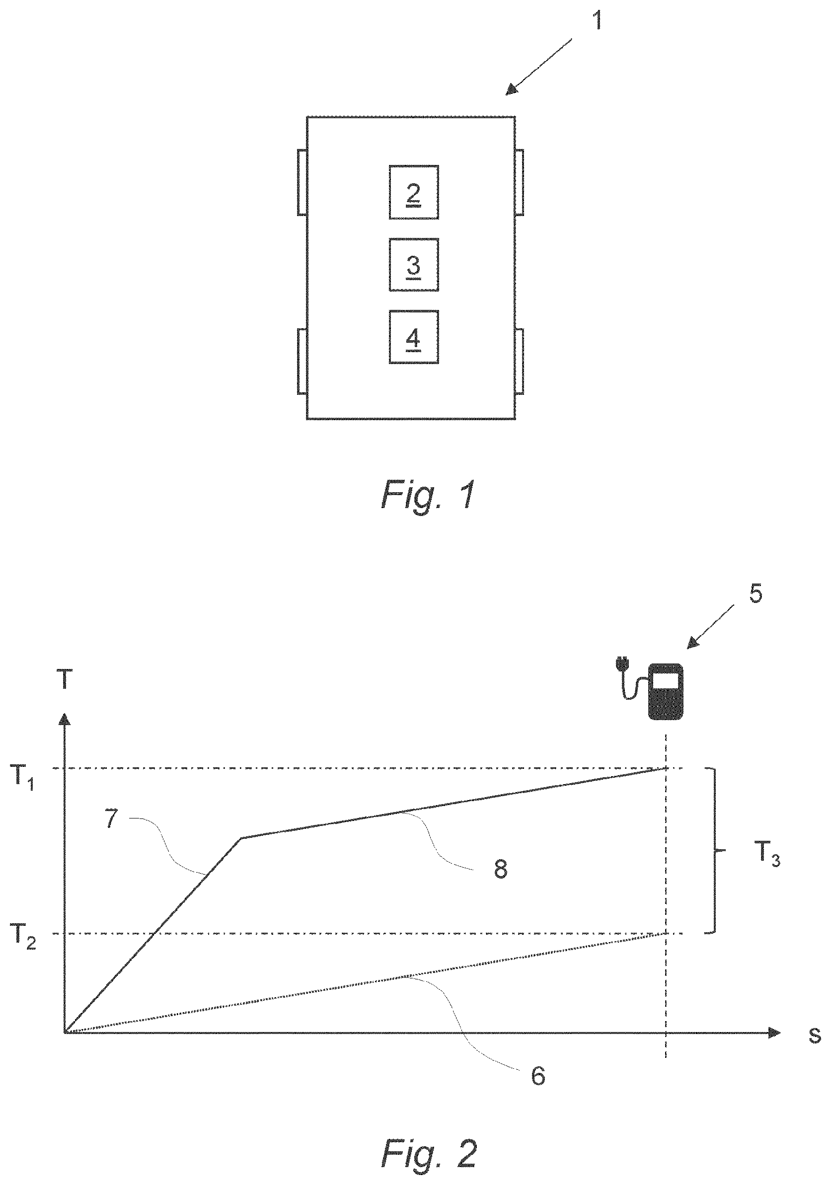 Patent US12351071 Figure 1 – Method and control device for temperature control of a traction battery of an electrically powered motor vehicle
