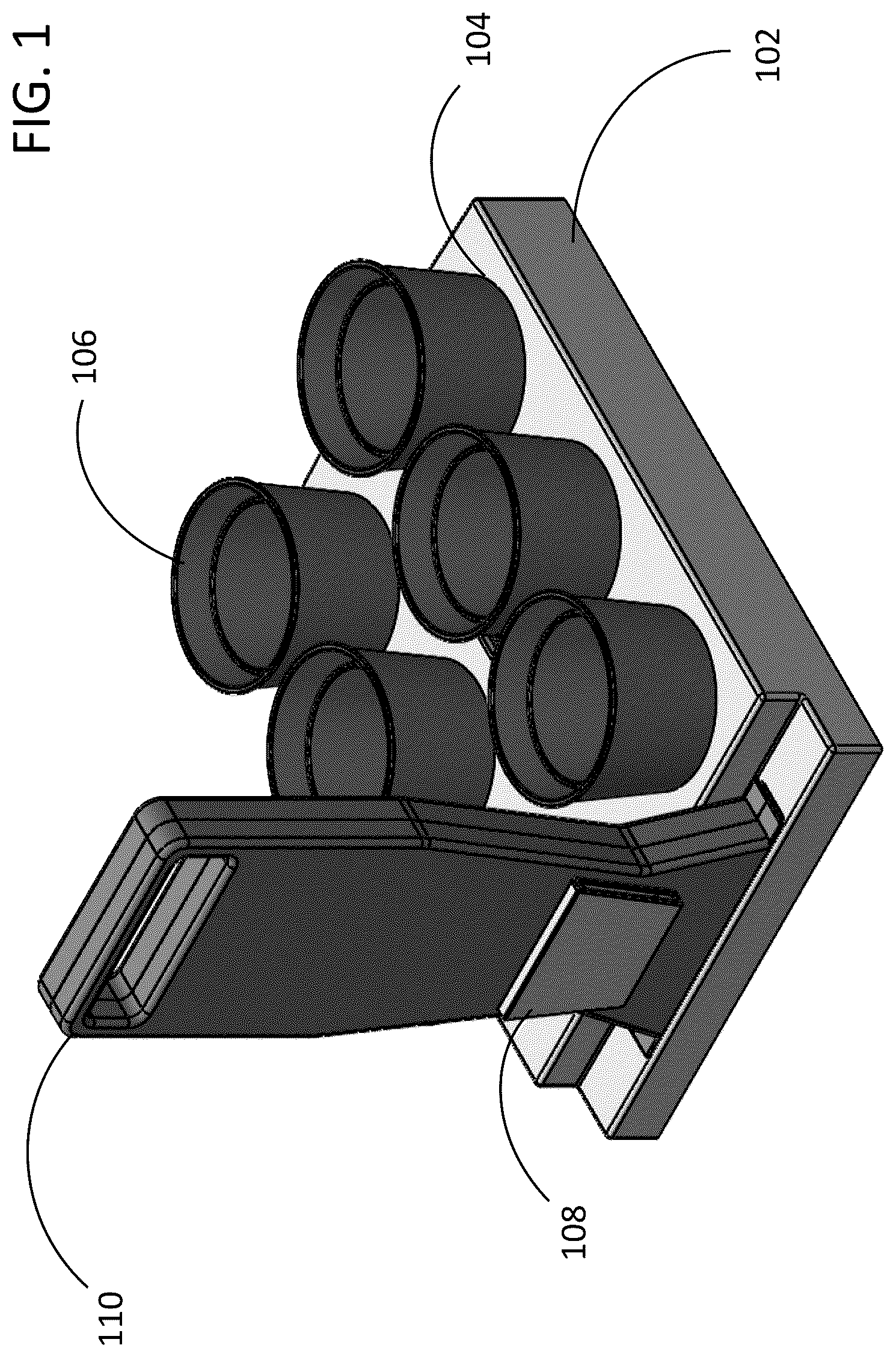 Patent US12351091 — Car multi beverage transporting device — Figure 1