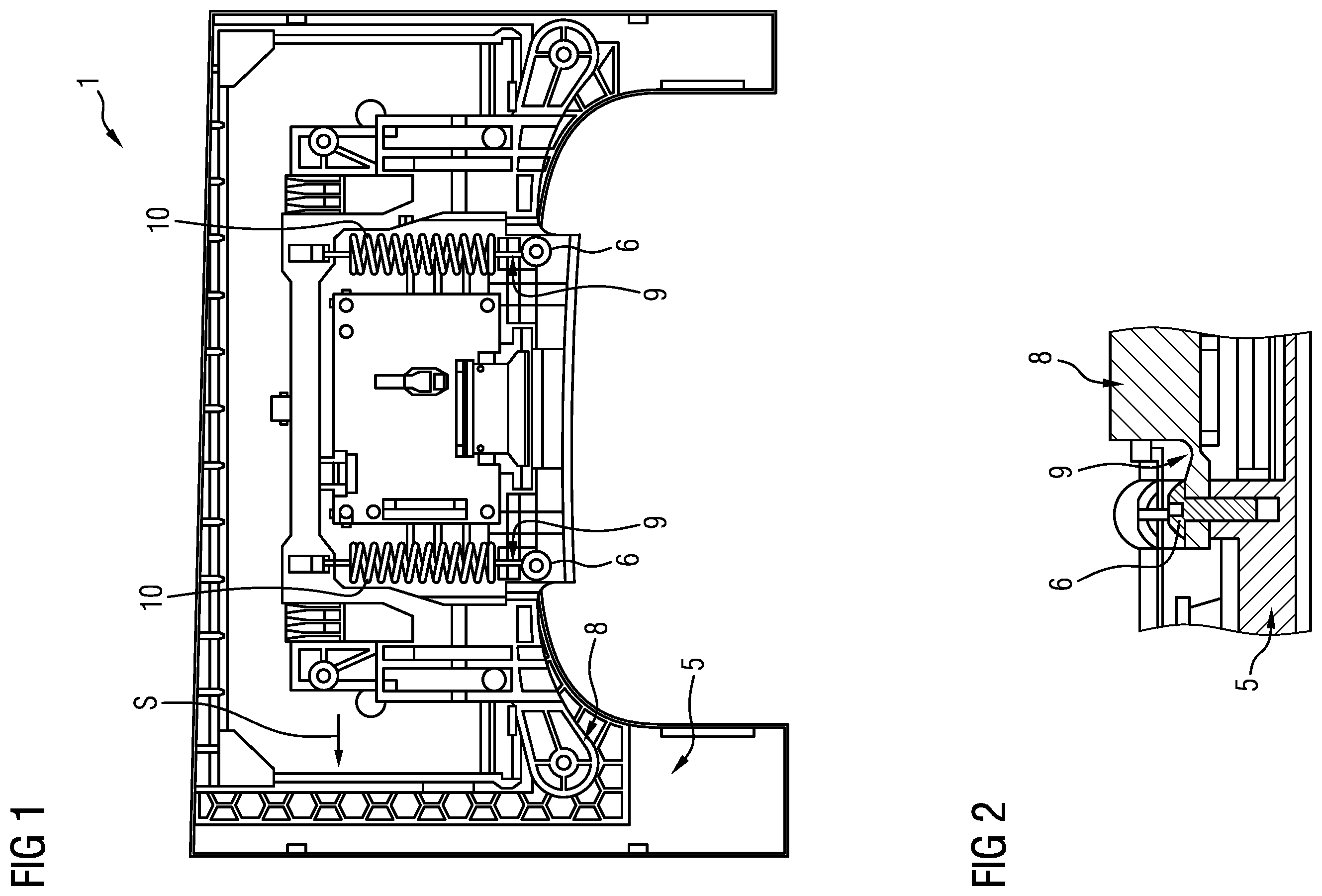 Patent US12351111 — Holding arrangement and vehicle — Figure 1