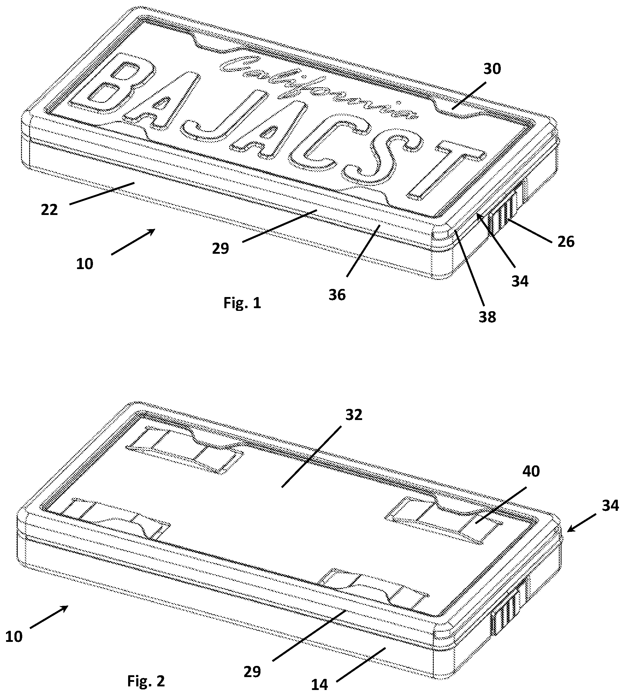 Patent US12351113 — Vehicle mounted safe — Figure 1