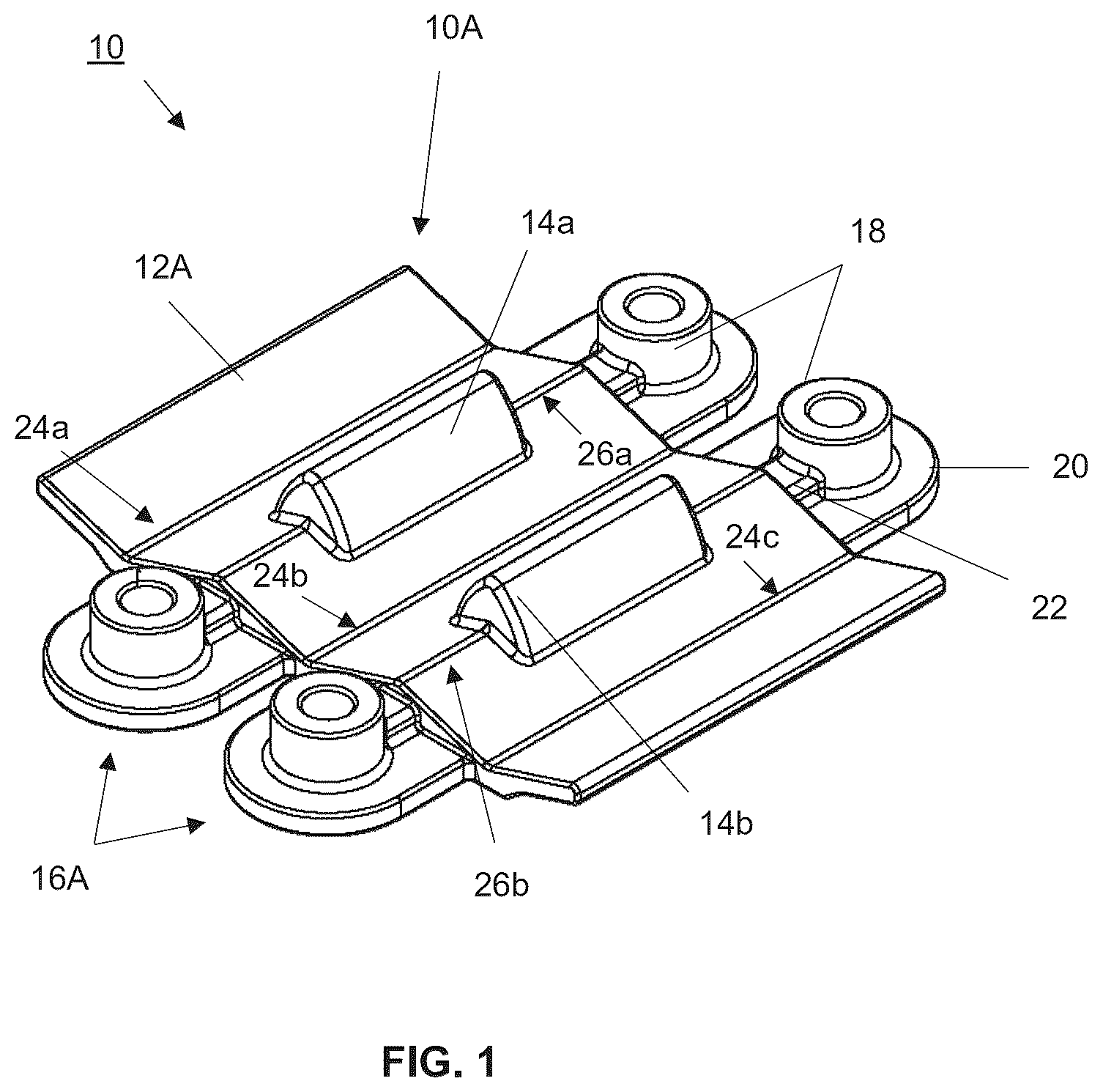 Patent US12351123 Figure 1 – Universal vehicle pet safety restraint device
