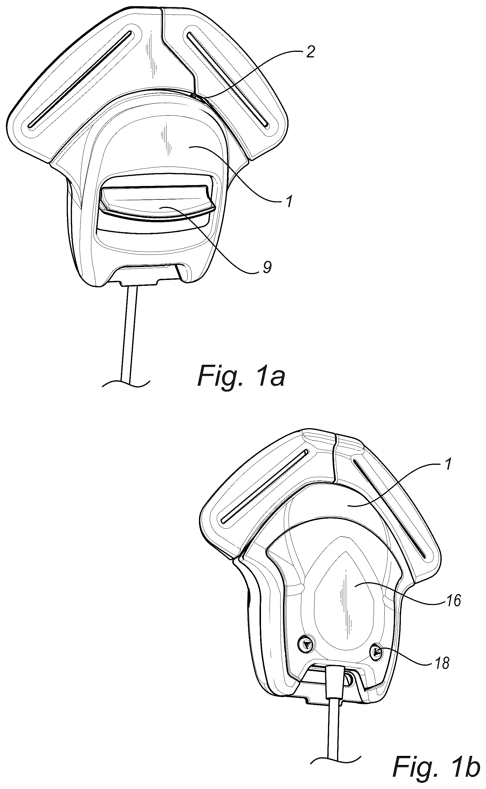 Patent US12351125 — Belt buckle for a safety belt in a child restraint system — Figure 1