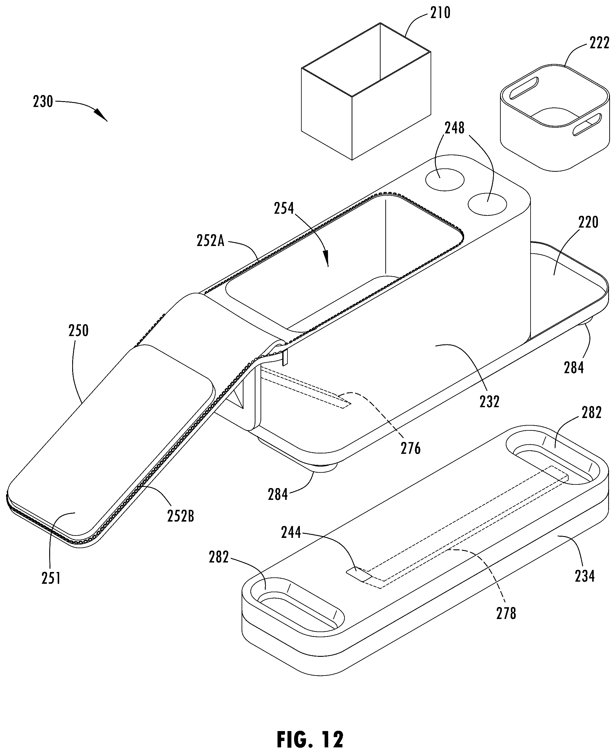 Patent US12351134 Figure 16 – Vehicle console having ride share and/or delivery service features