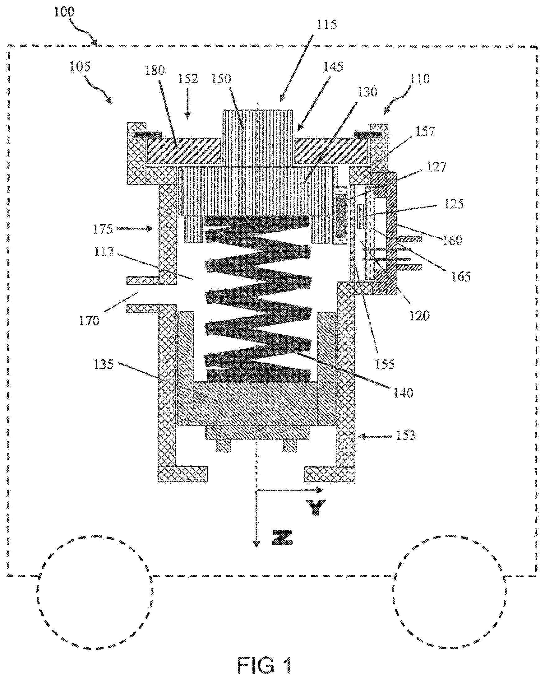 Patent US12351144 — Housing device and plunger for a brake device for a vehicle, brake device and method for operating a brake device — Figure 1