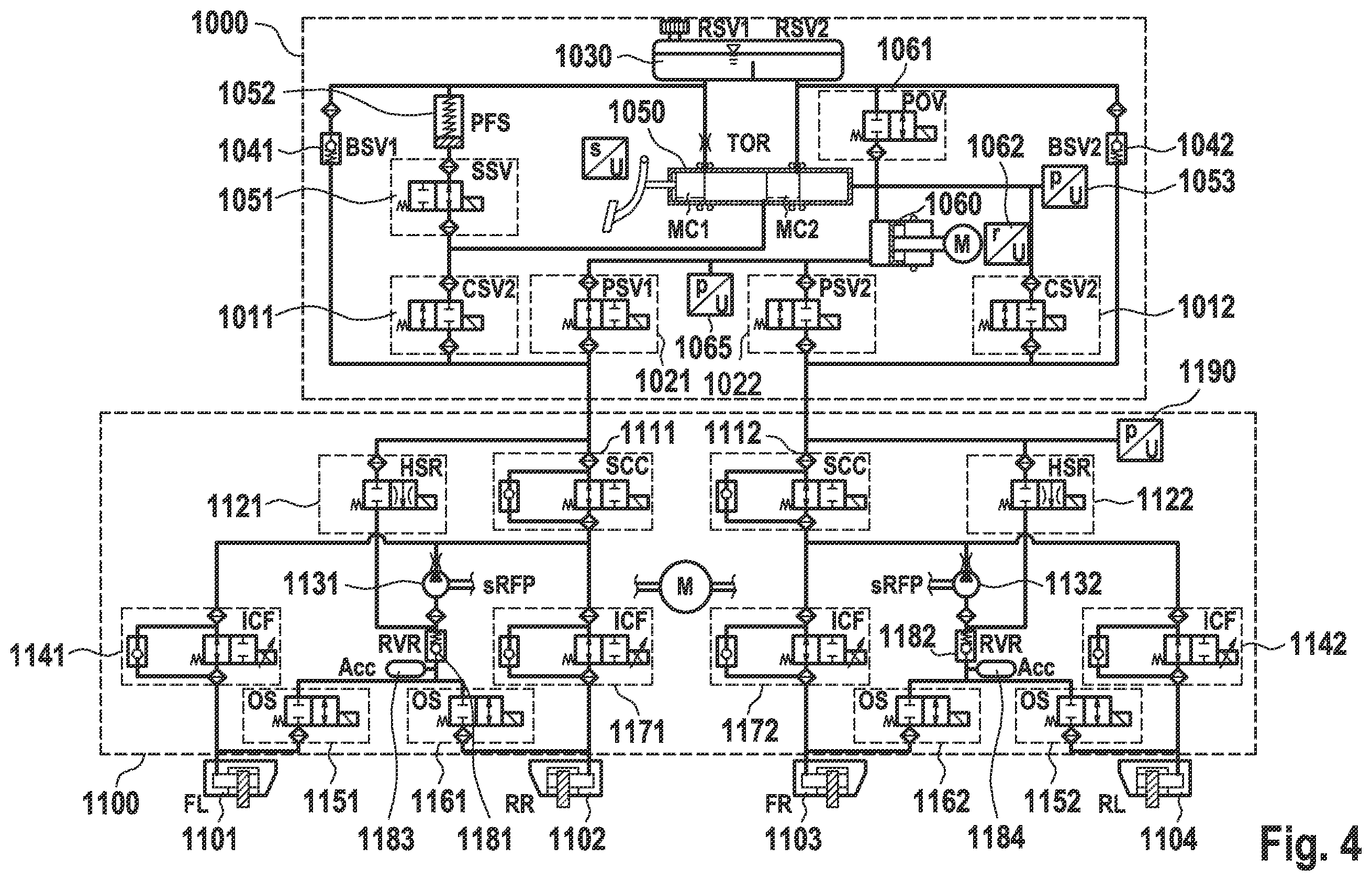 Patent US12351155 Figure 4 – Method for fault detection in a vehicle dynamics control