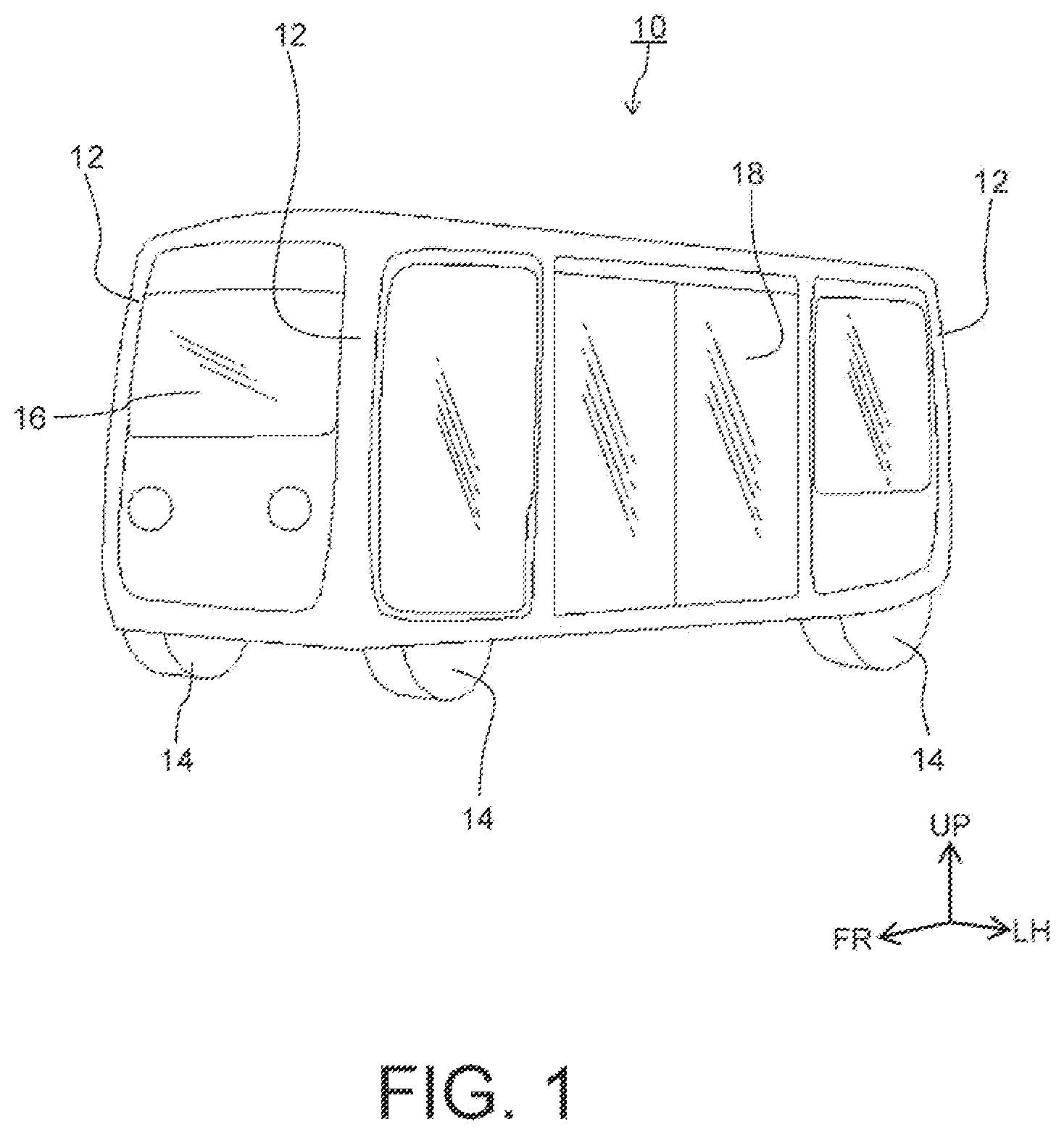 Patent US12351163 — Automatic driving control system — Figure 1