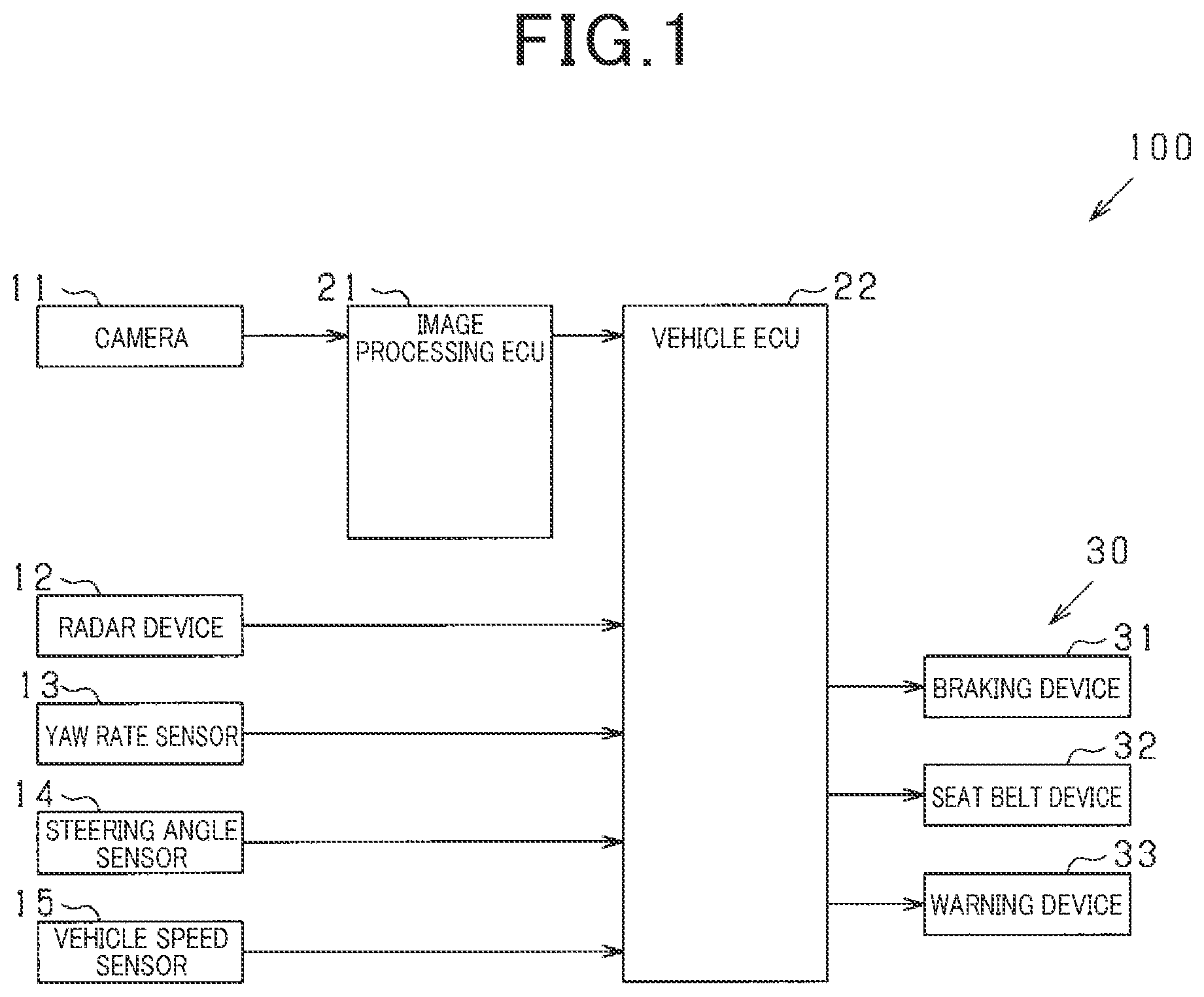 Patent US12351166 — Vehicle control device — Figure 1