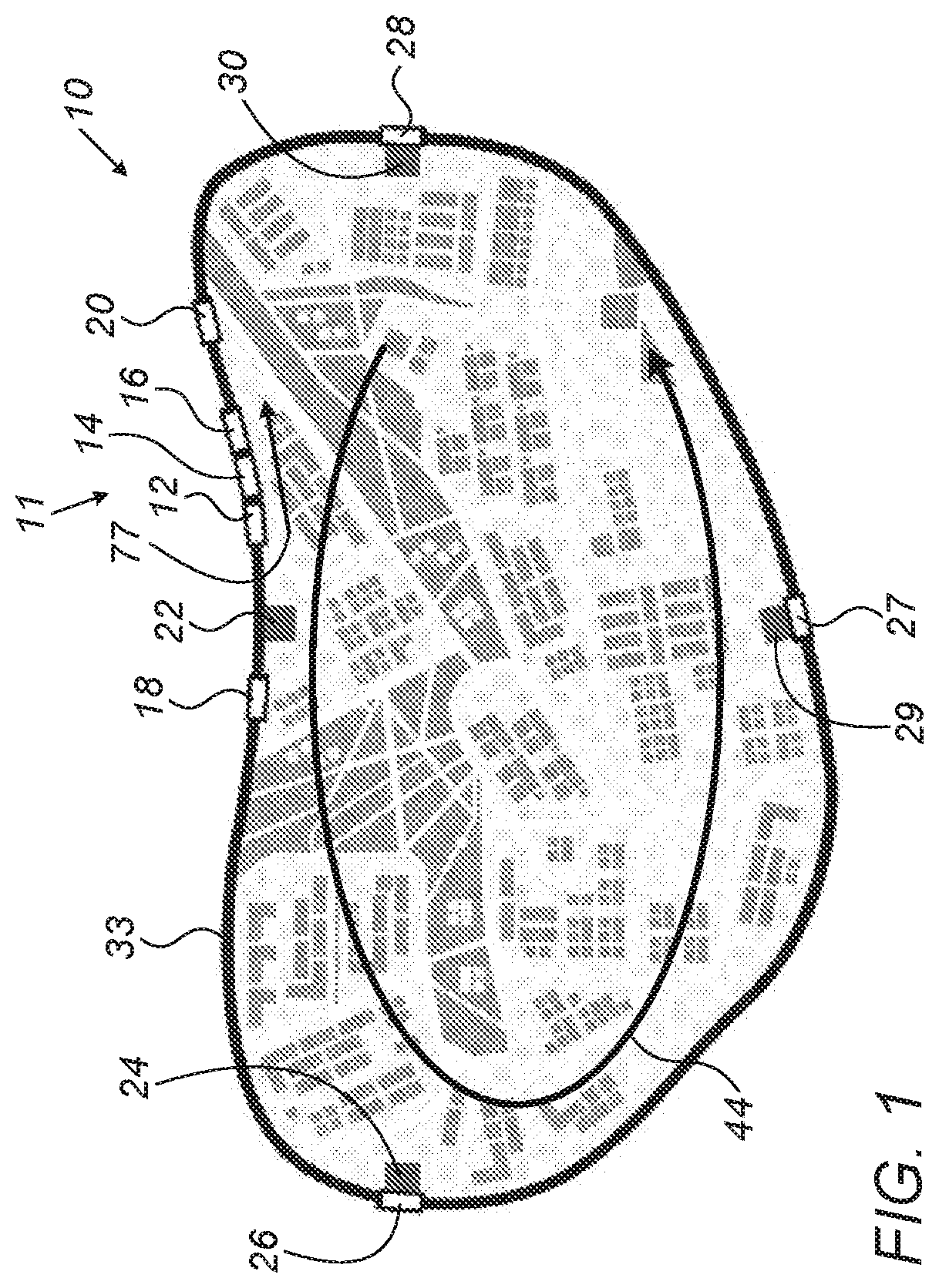 Patent US12351216 — Coupling between moving cars of a transportation system — Figure 1