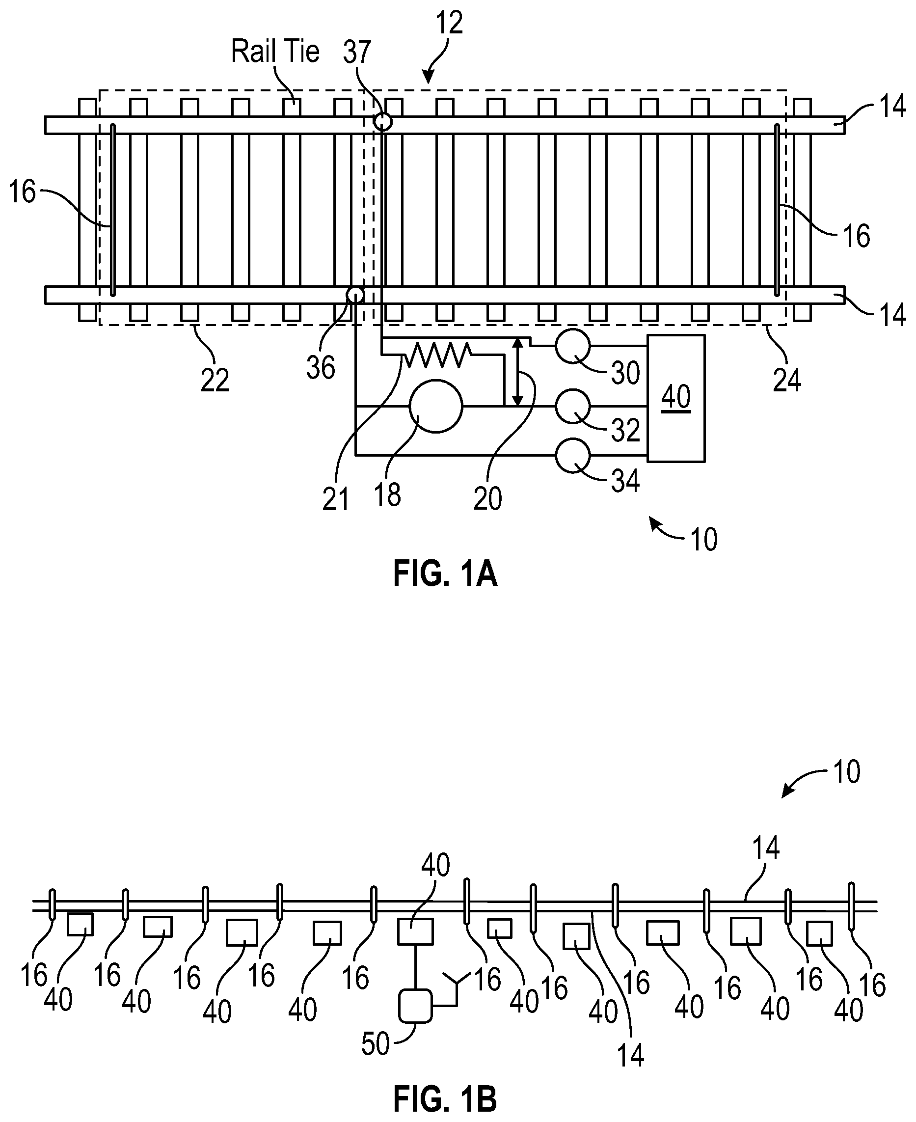 Patent US12351220 — Broken rail detector — Figure 1