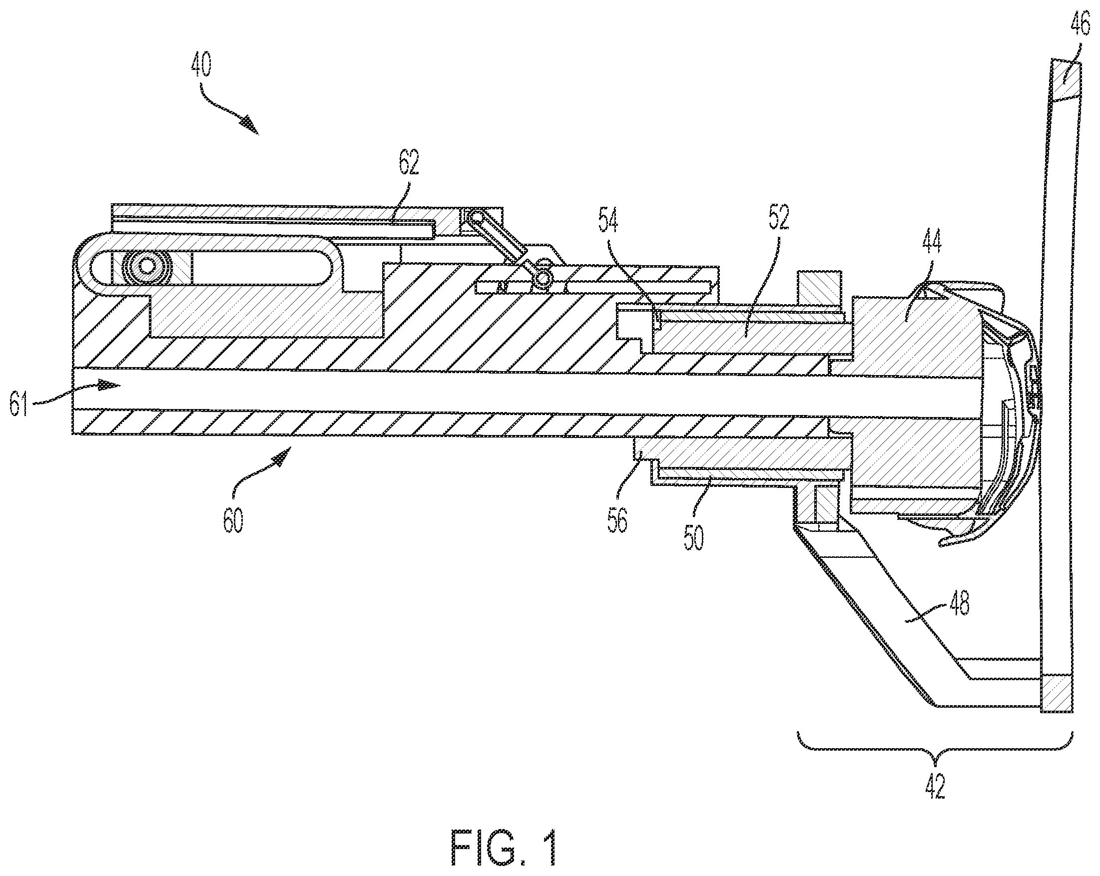 Patent US12351233 — Steer by wire steering column with stationary wheel hub — Figure 1