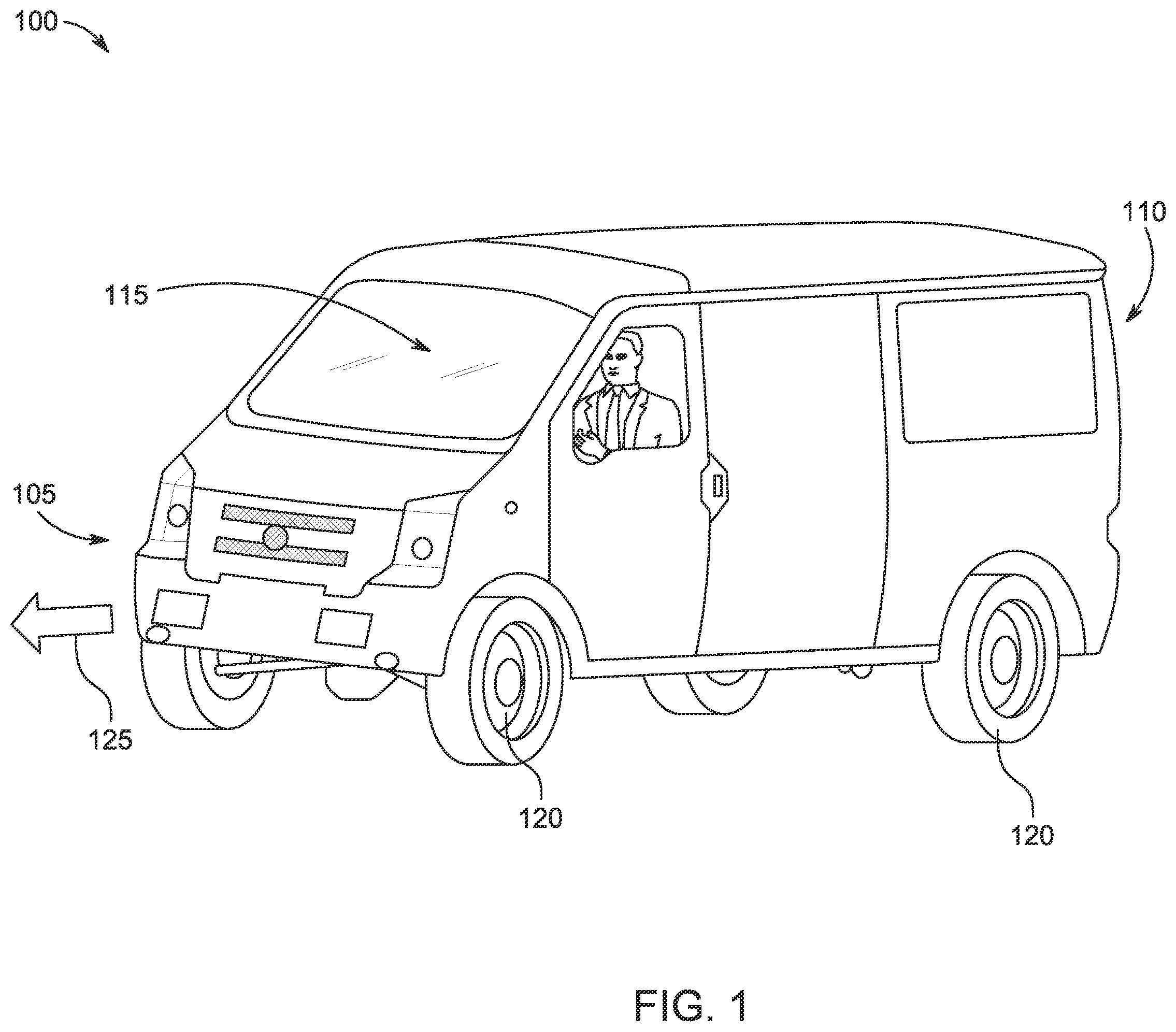 Patent US12351245 — Adjustable roof assembly — Figure 1