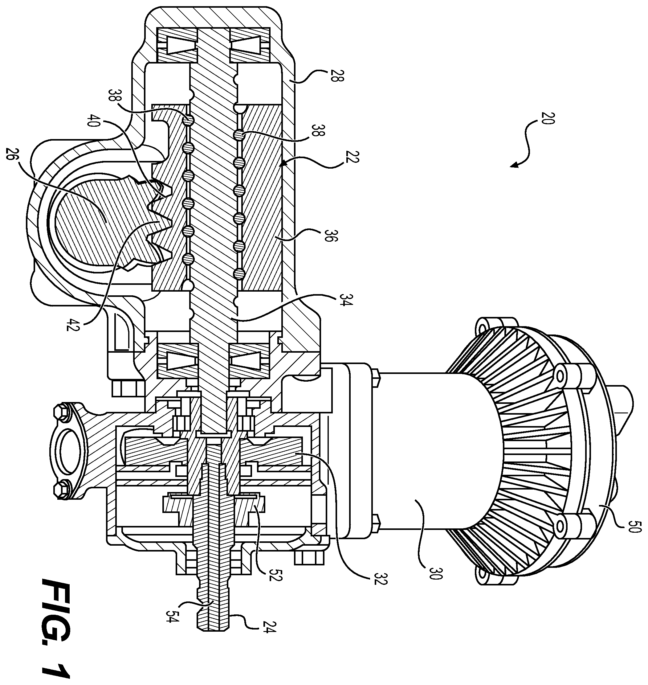 Patent US12351253 Figure 1 – System and method to detect malfunction in an electronic controlled hydraulic assistance steering system