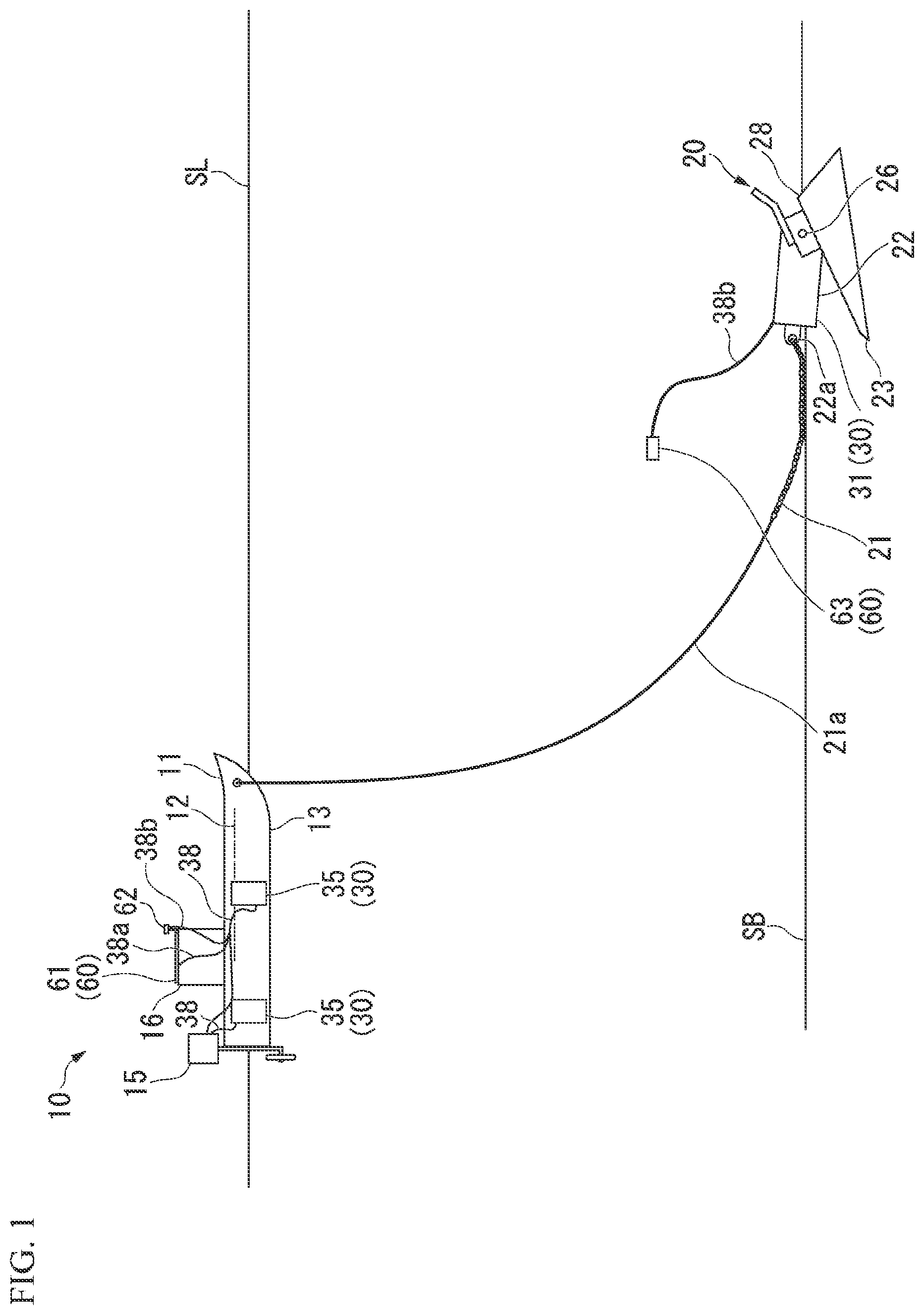 Patent US12351275 — Marine vessel — Figure 1