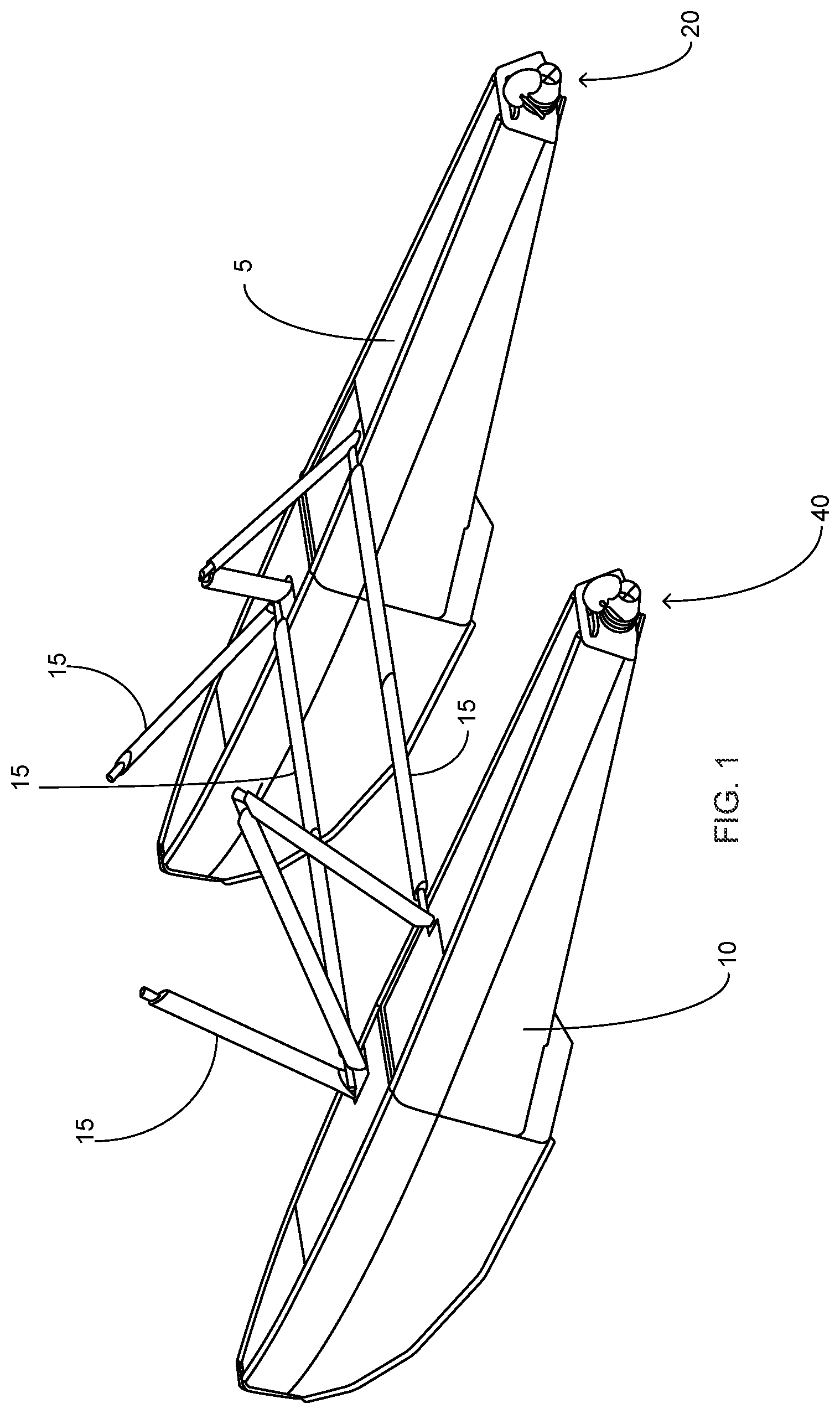 Patent US12351308 — Seaplane float propulsion system — Figure 1