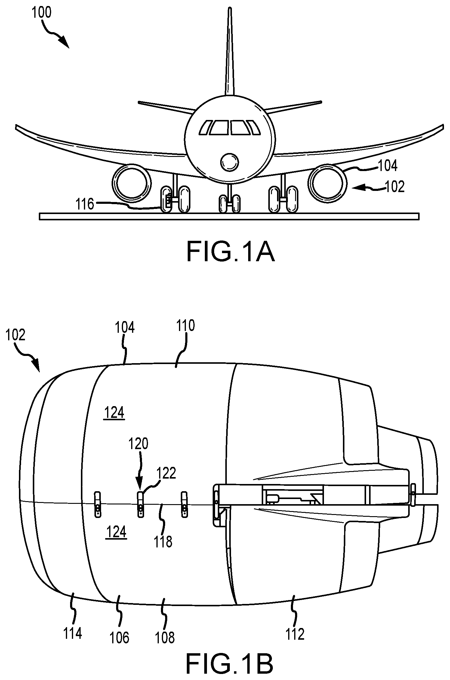 Patent US12351327 Figure 1 – Aircraft safety latch