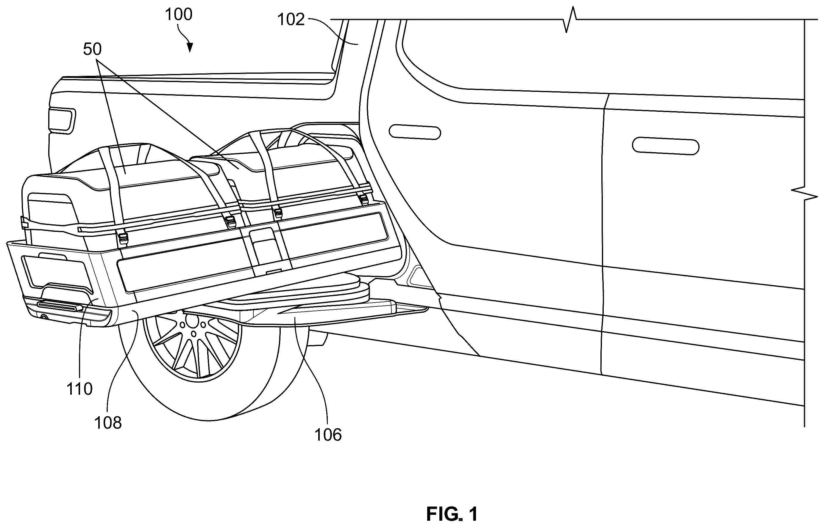 Patent US12351365 — Storage bin — Figure 1