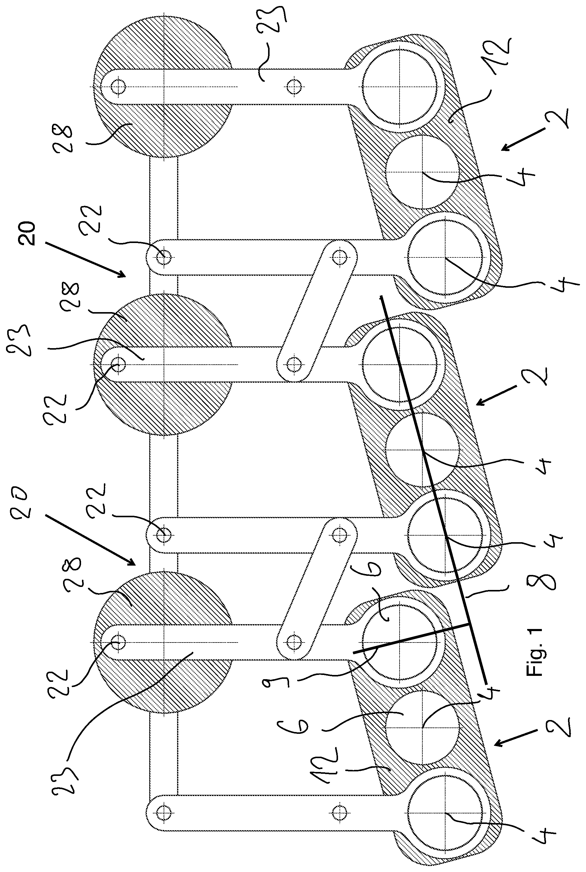 Patent US12351396 Figure 1 – Root crop conveyor