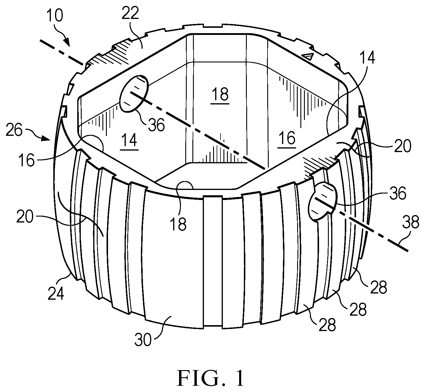Patent US12351398 — Conveyor module and method of manufacturing — Figure 1