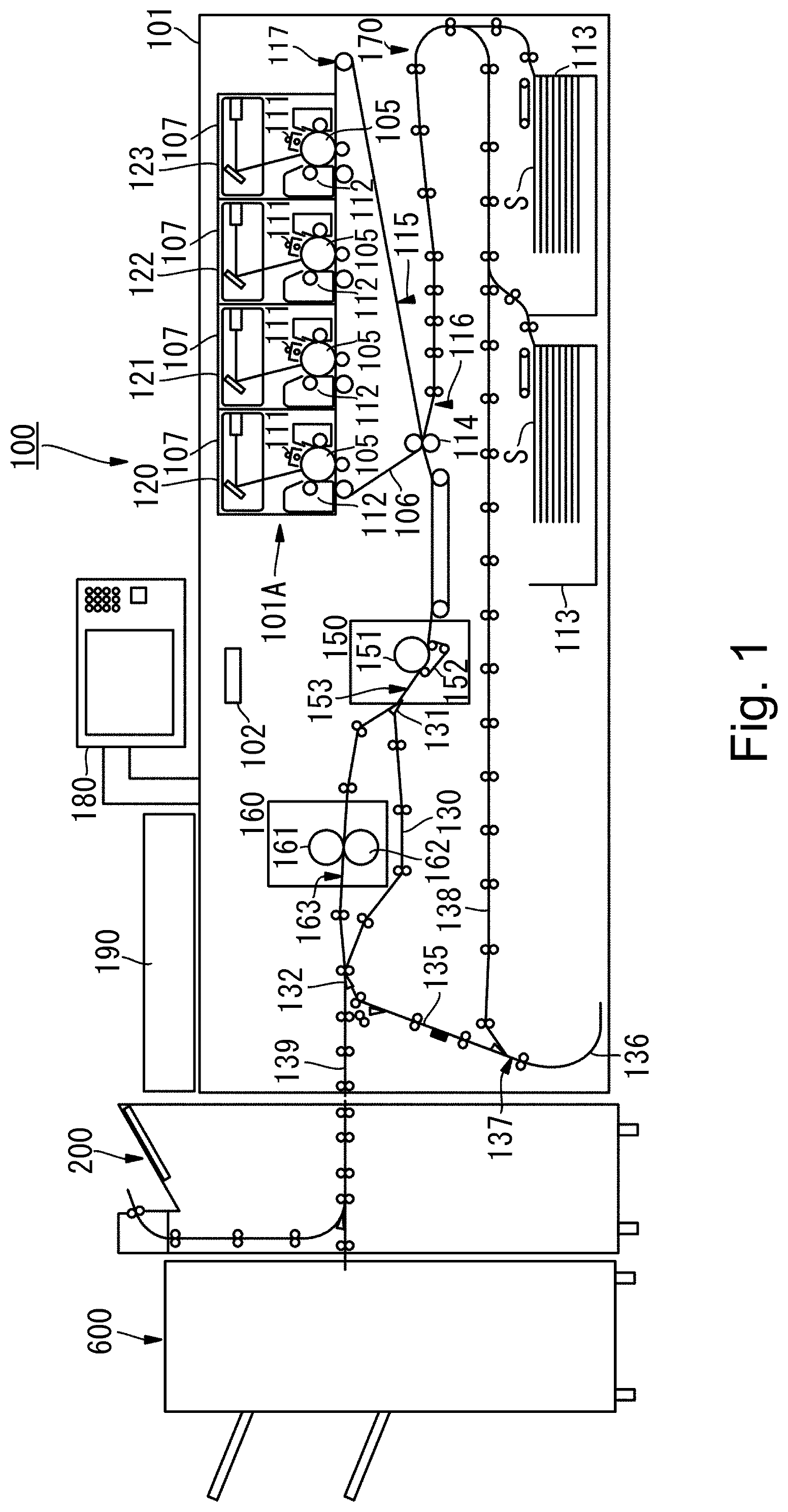 Patent US12351409 — Sheet feeding device and image forming system — Figure 1