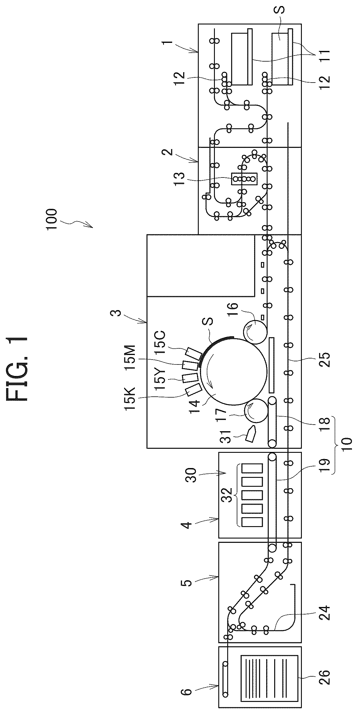 Patent US12351420 — Conveyance device, drying device, image forming apparatus, and liquid discharge apparatus — Figure 1