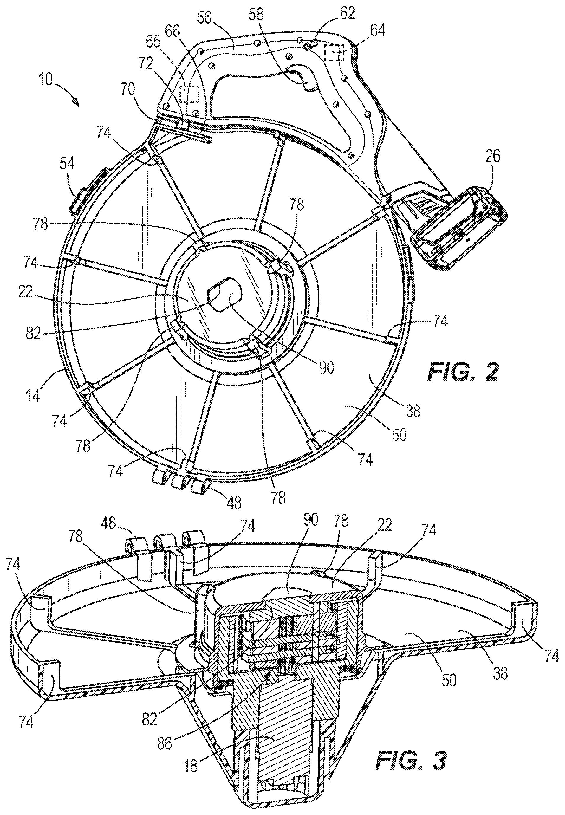Patent US12351425 Figure 2 – Fish tape assembly