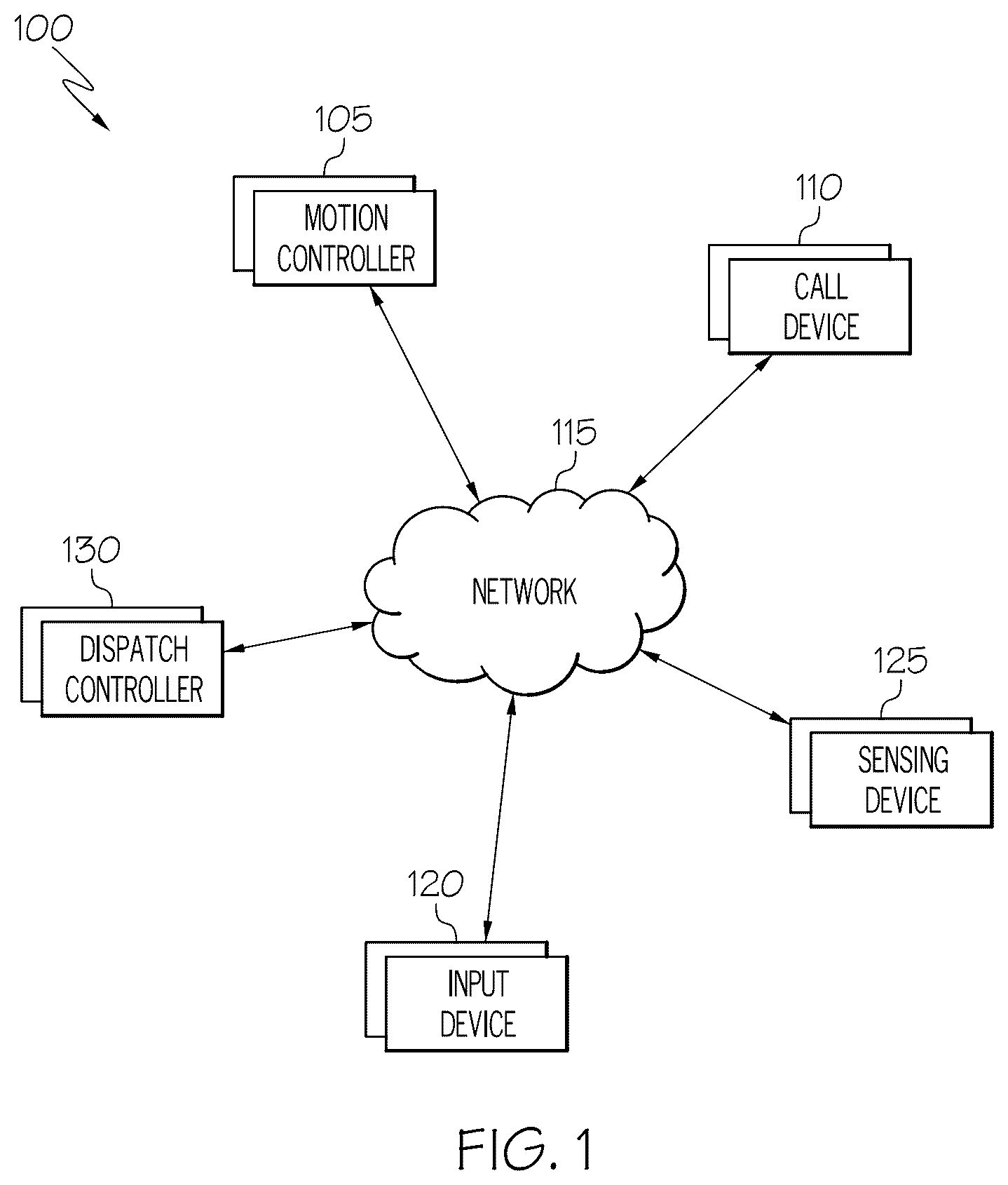 Patent US12351431 — Systems and methods for adjusting elevator load settings — Figure 1