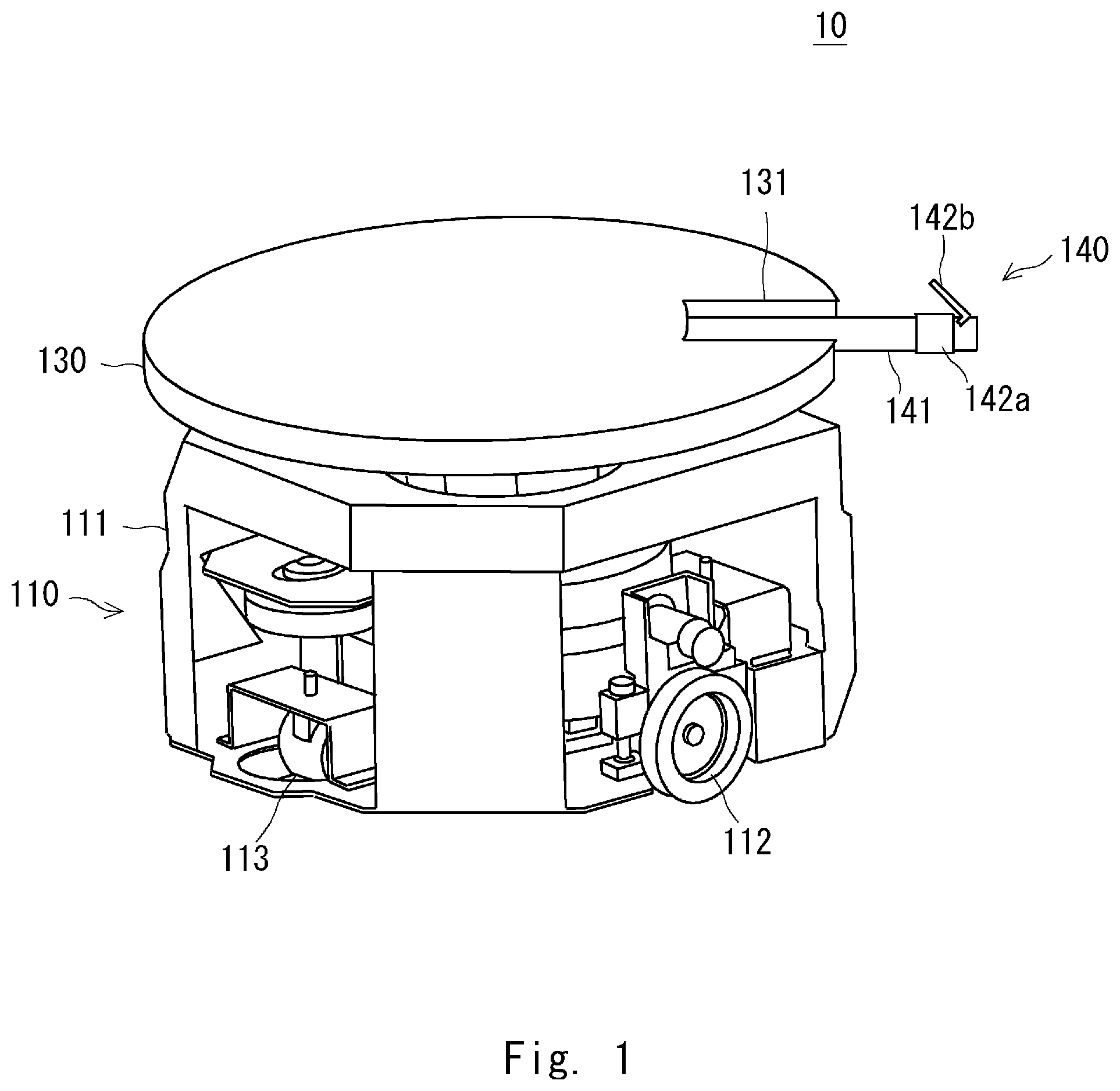 Patent US12351442 Figure 1 – Conveyance apparatus