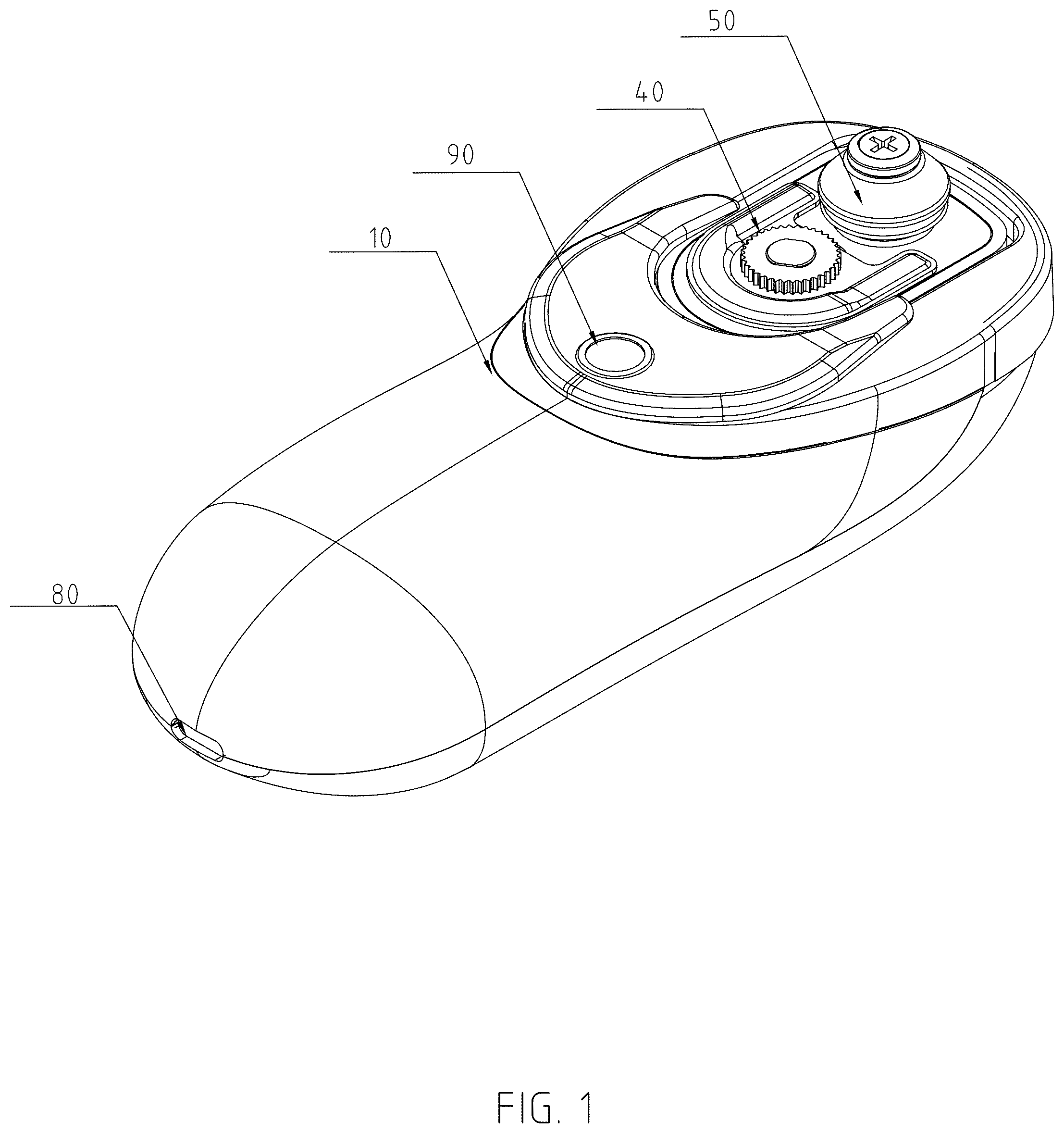 Patent US12351443 — Can opener with adaptation function — Figure 1