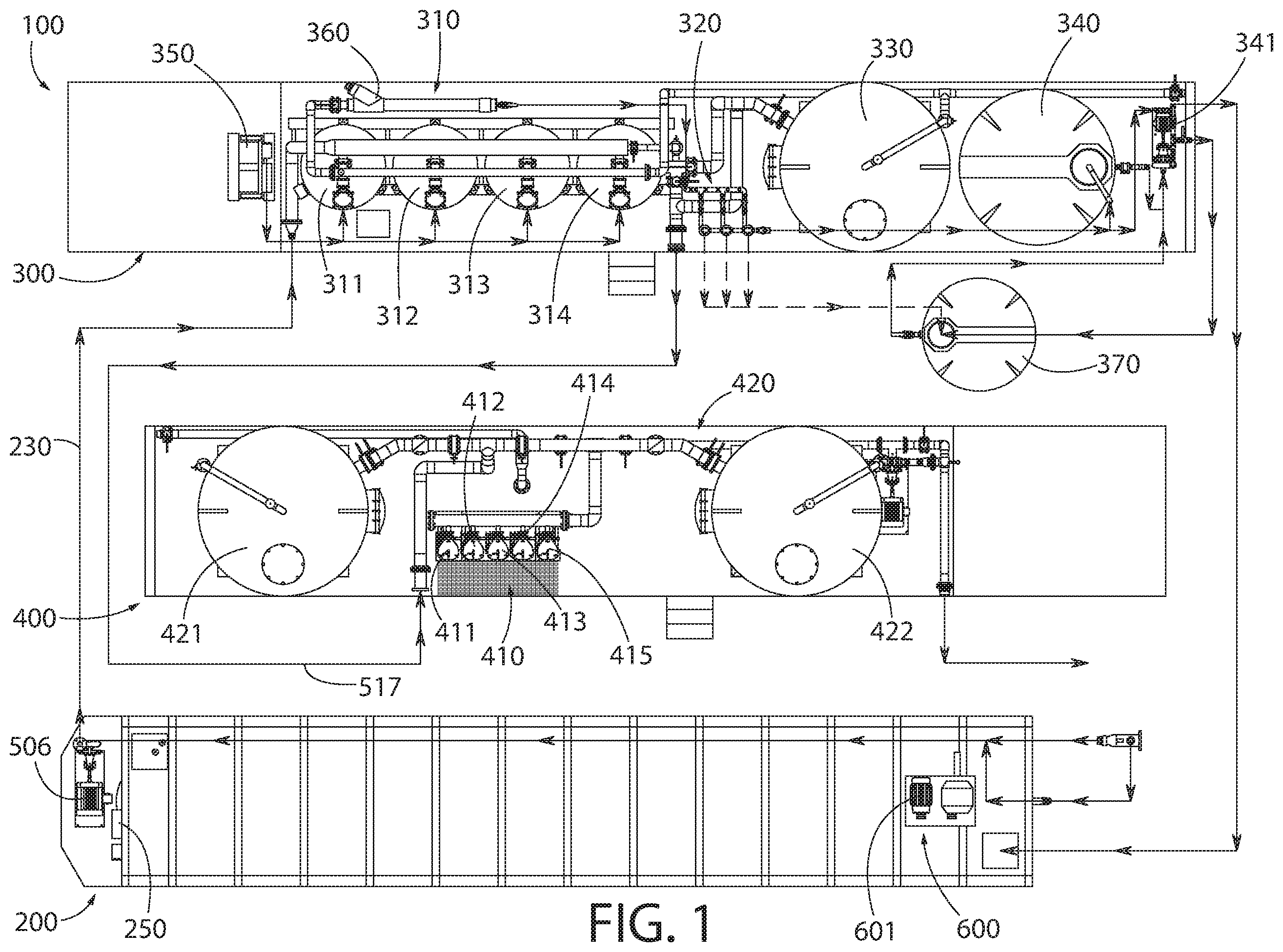 Patent US12351482 — Method for the treatment of wastewater — Figure 1