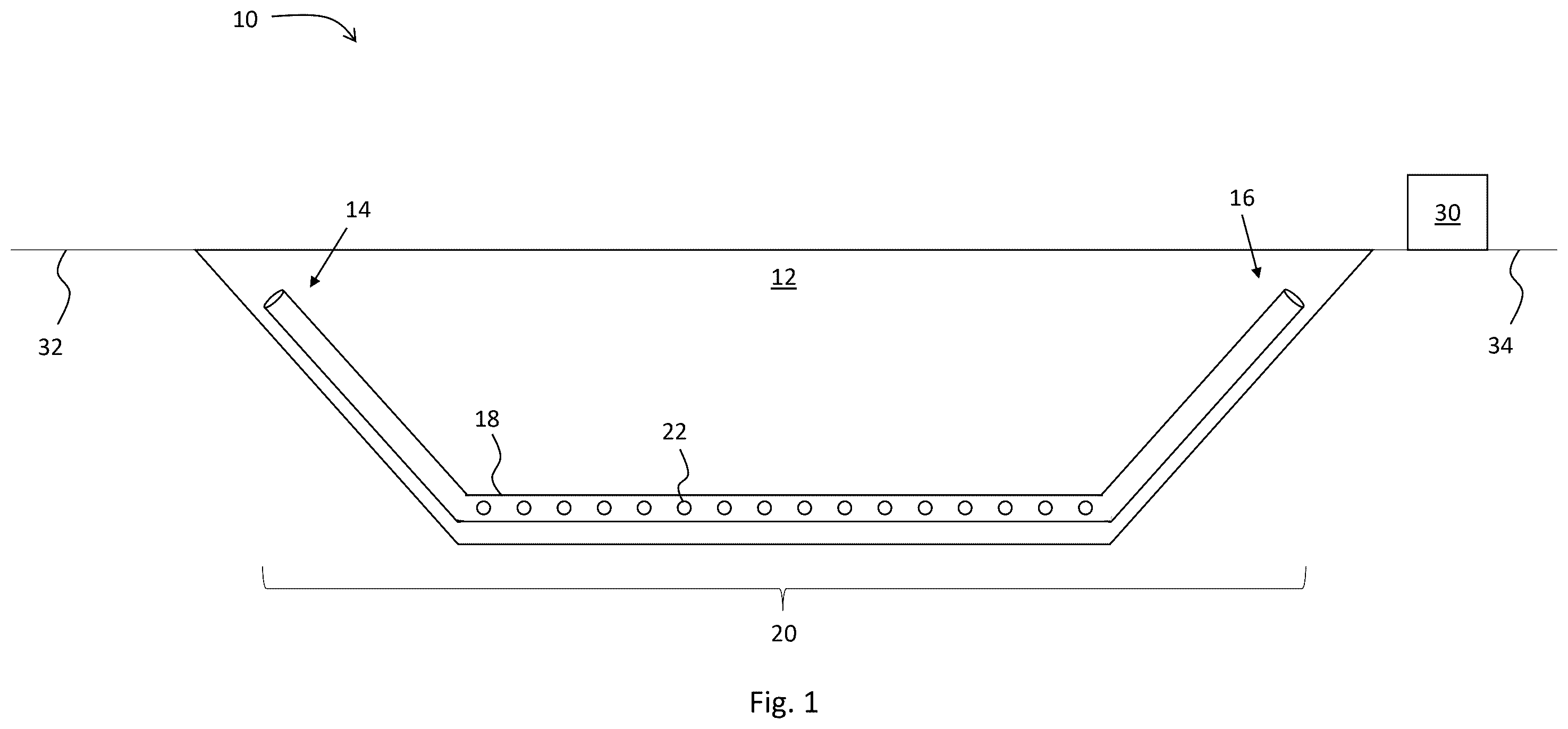 Patent US12351494 — Harmful algae bloom mitigation system — Figure 1