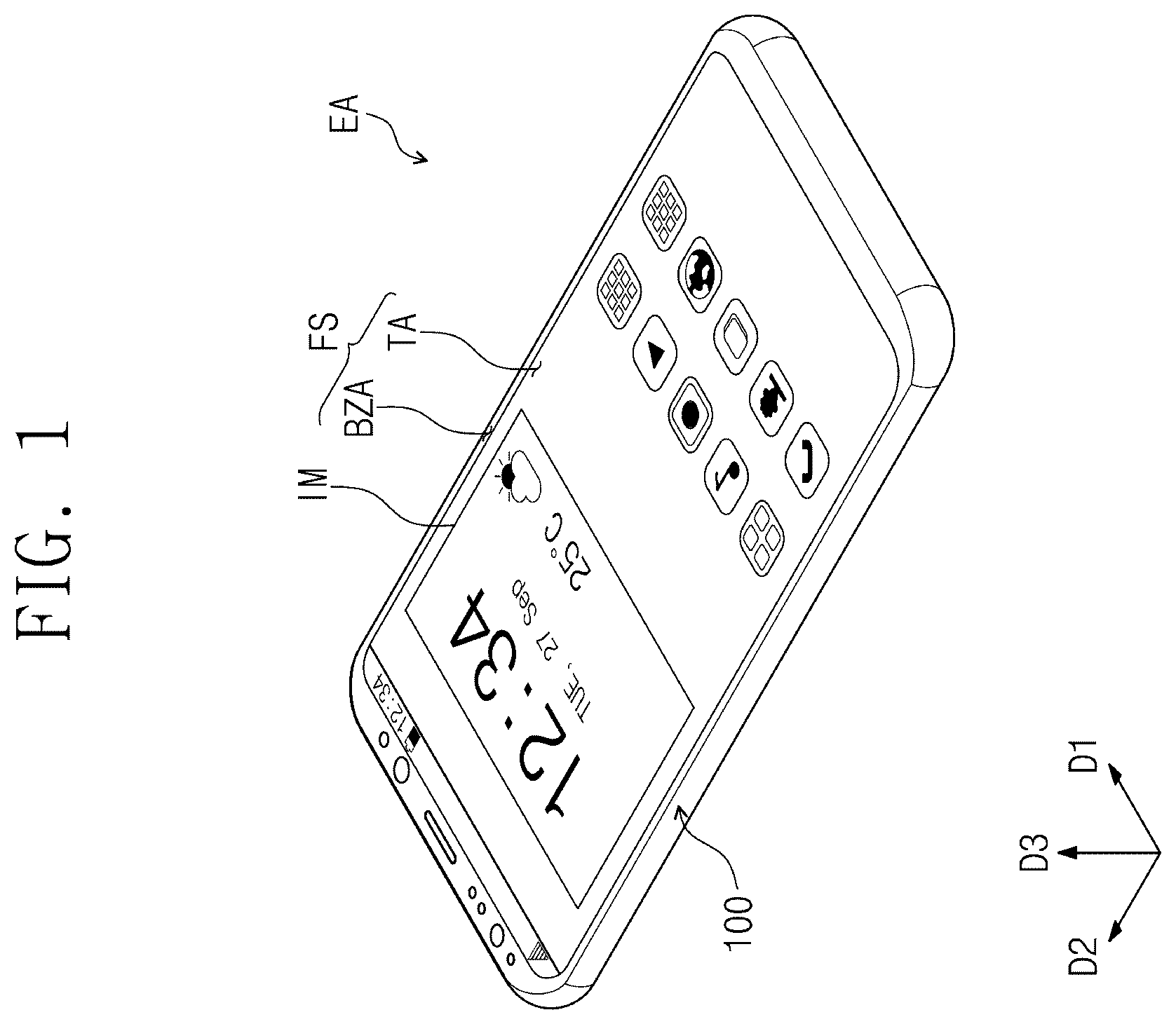 Patent US12351509 — Window and method of manufacturing the same — Figure 1