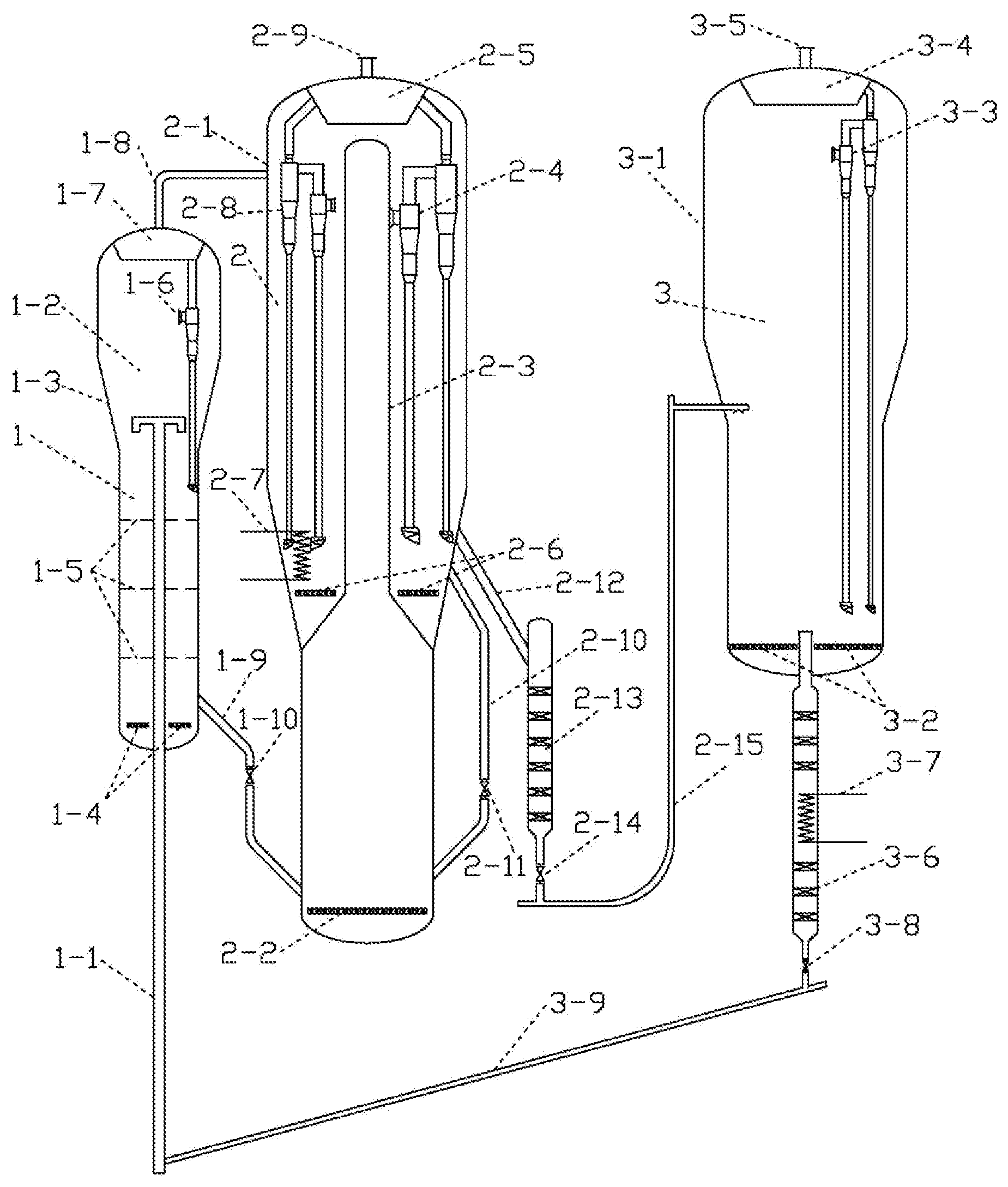Patent US12351535 — Coke control reactor, device for preparing low-carbon olefins from oxygen-containing compound, and use thereof — Figure 1