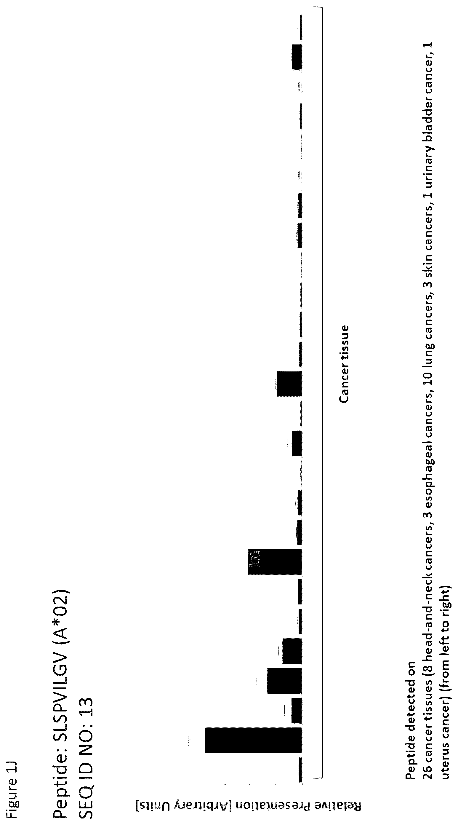 Patent US12351616 Figure 10 – Peptides and combination of peptides for use in immunotherapy against esophageal cancer and other cancers