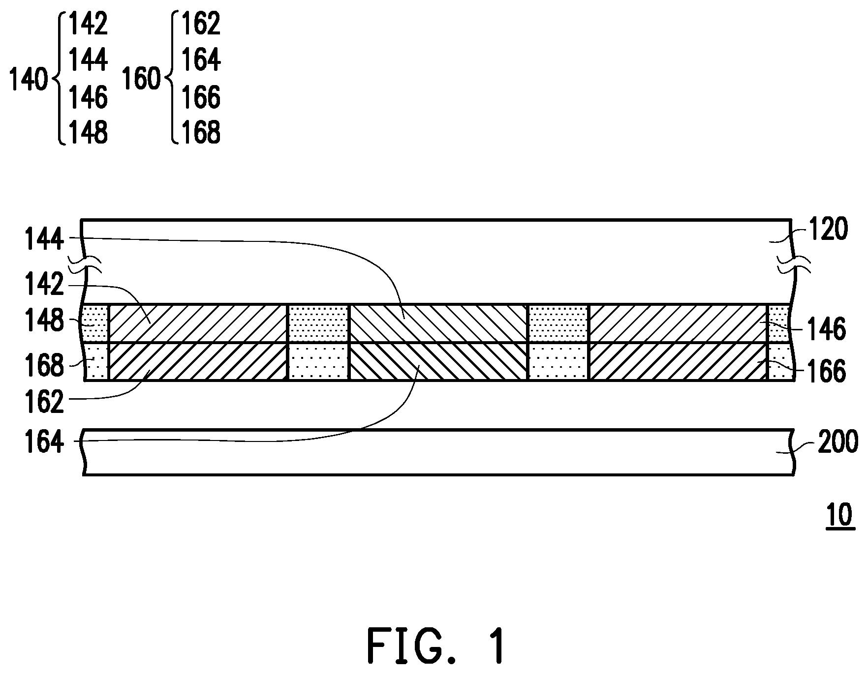 Patent US12351720 — Ink composition, light conversion layer and light emitting device — Figure 1
