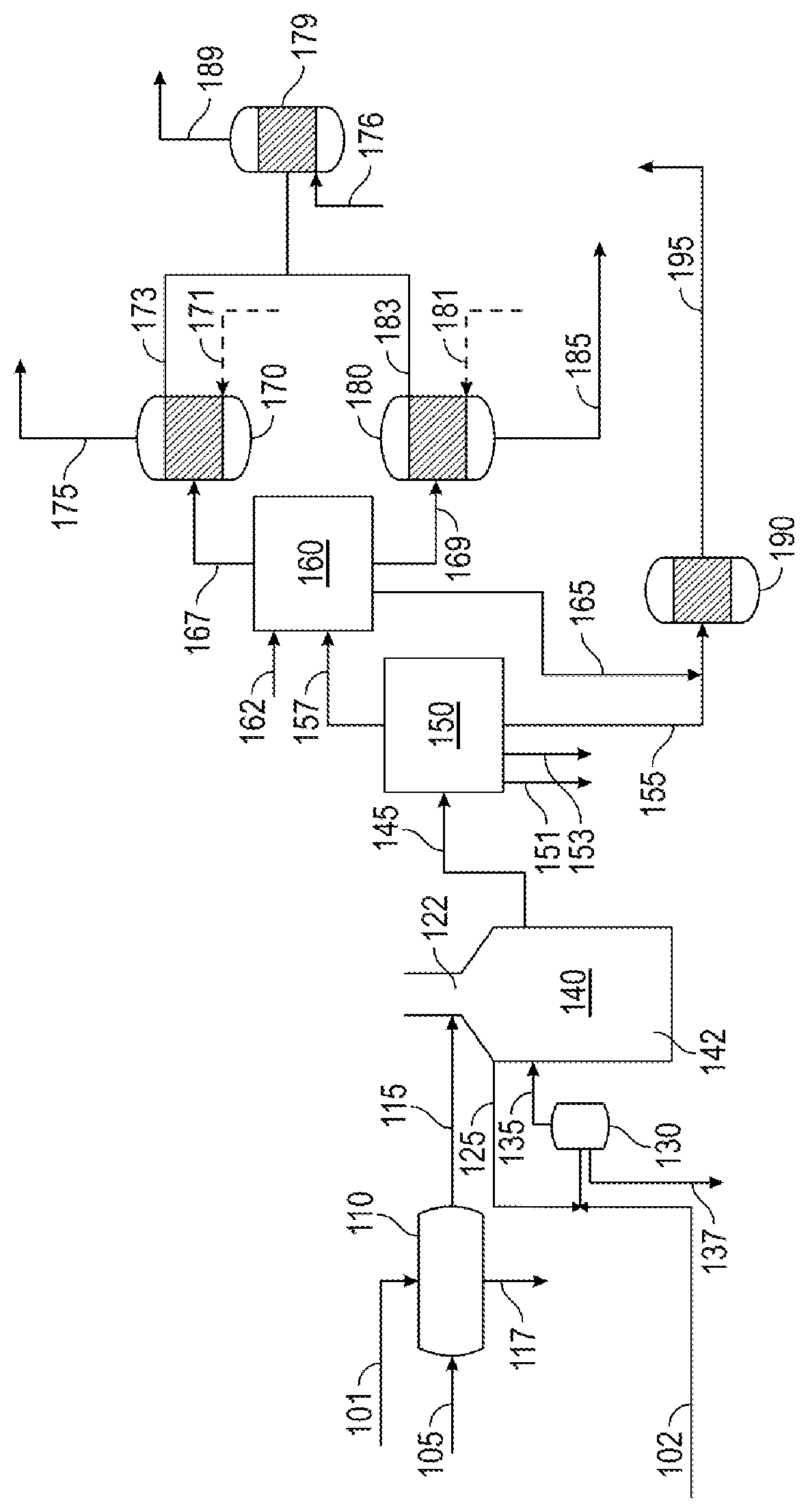 Patent US12351762 — Hydrocarbon pyrolysis of feeds containing mercury — Figure 1
