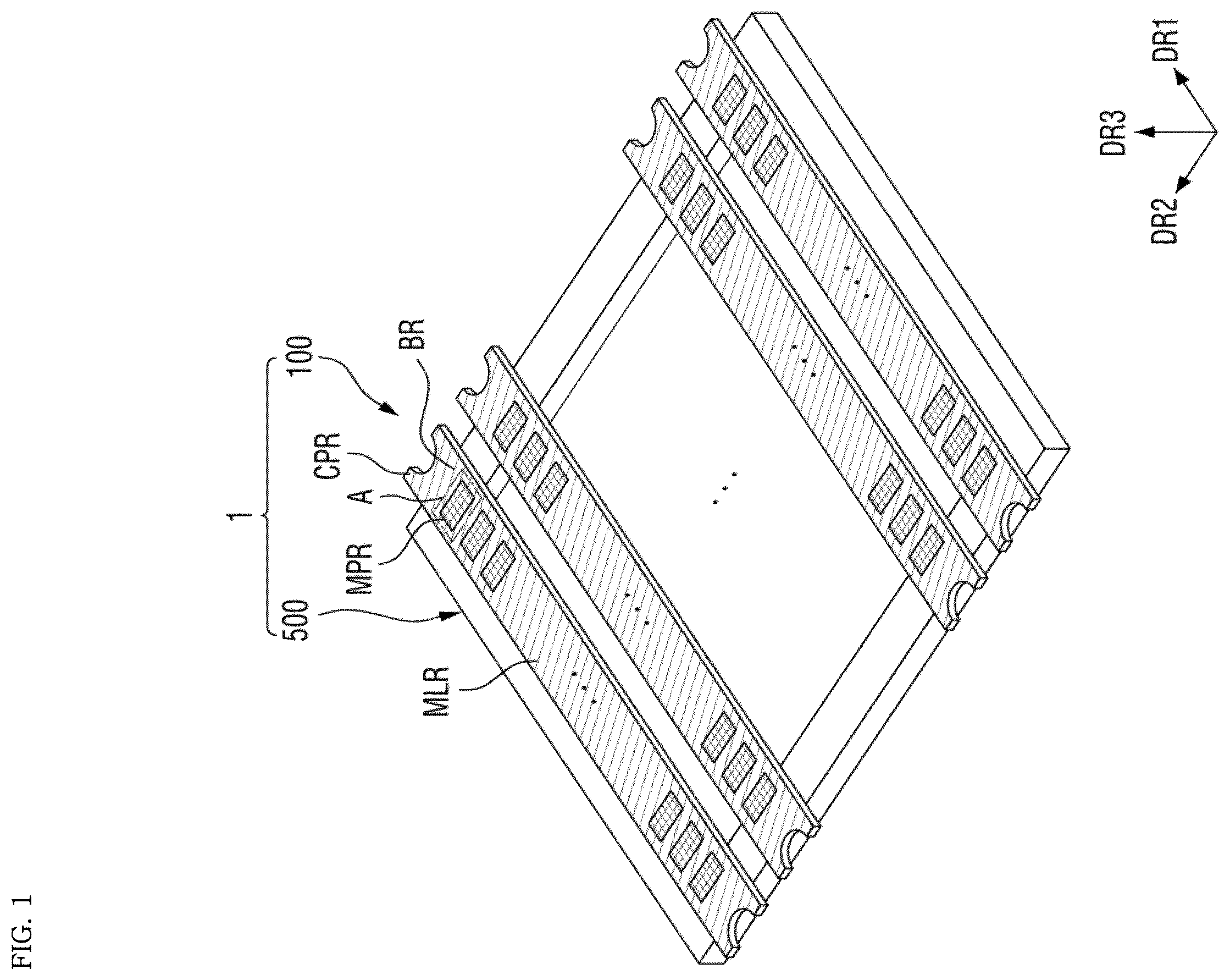 Patent US12351898 — Deposition mask and method of manufacturing the deposition mask — Figure 1
