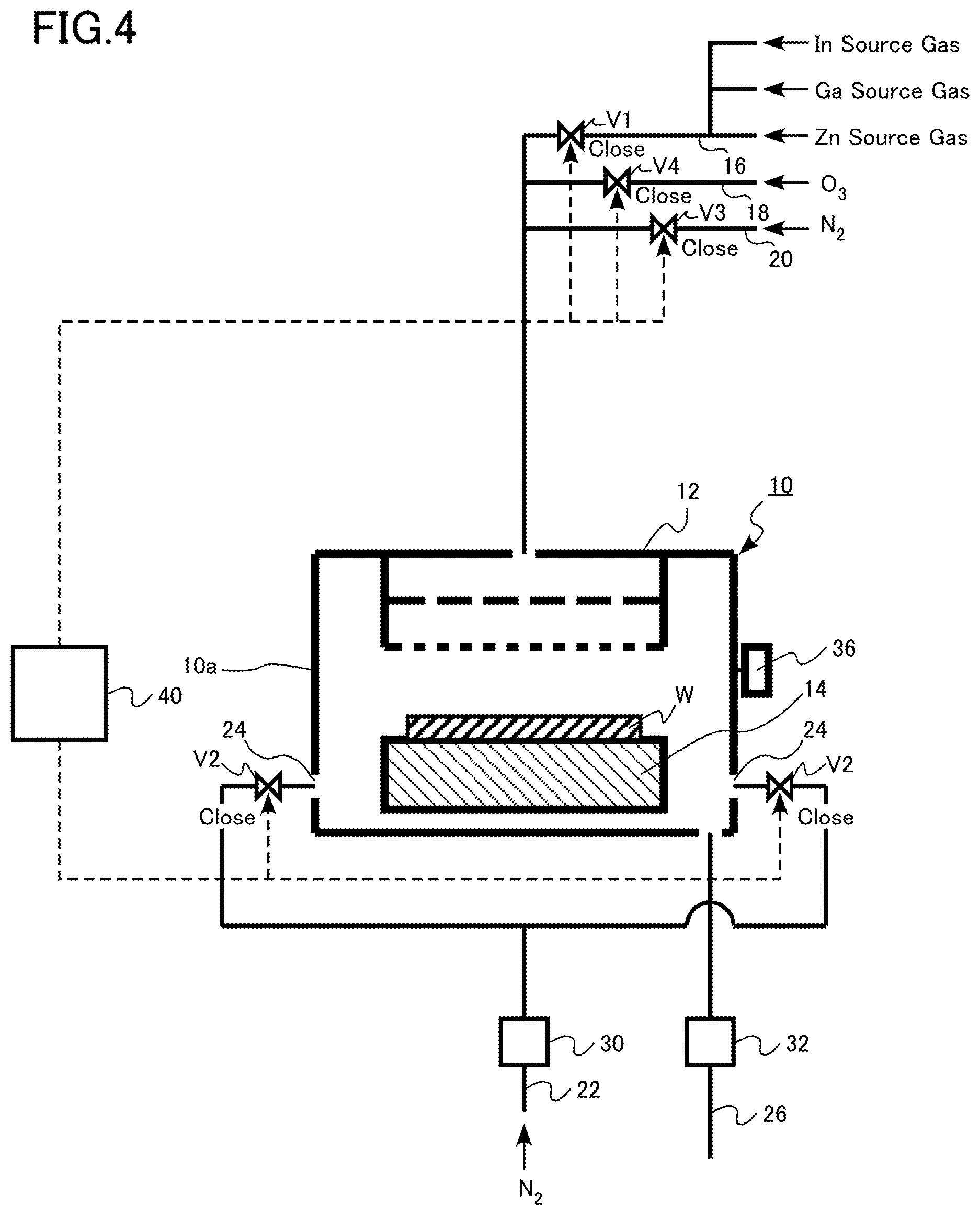 Patent US12351913 Figure 4 – Film forming apparatus and film forming method