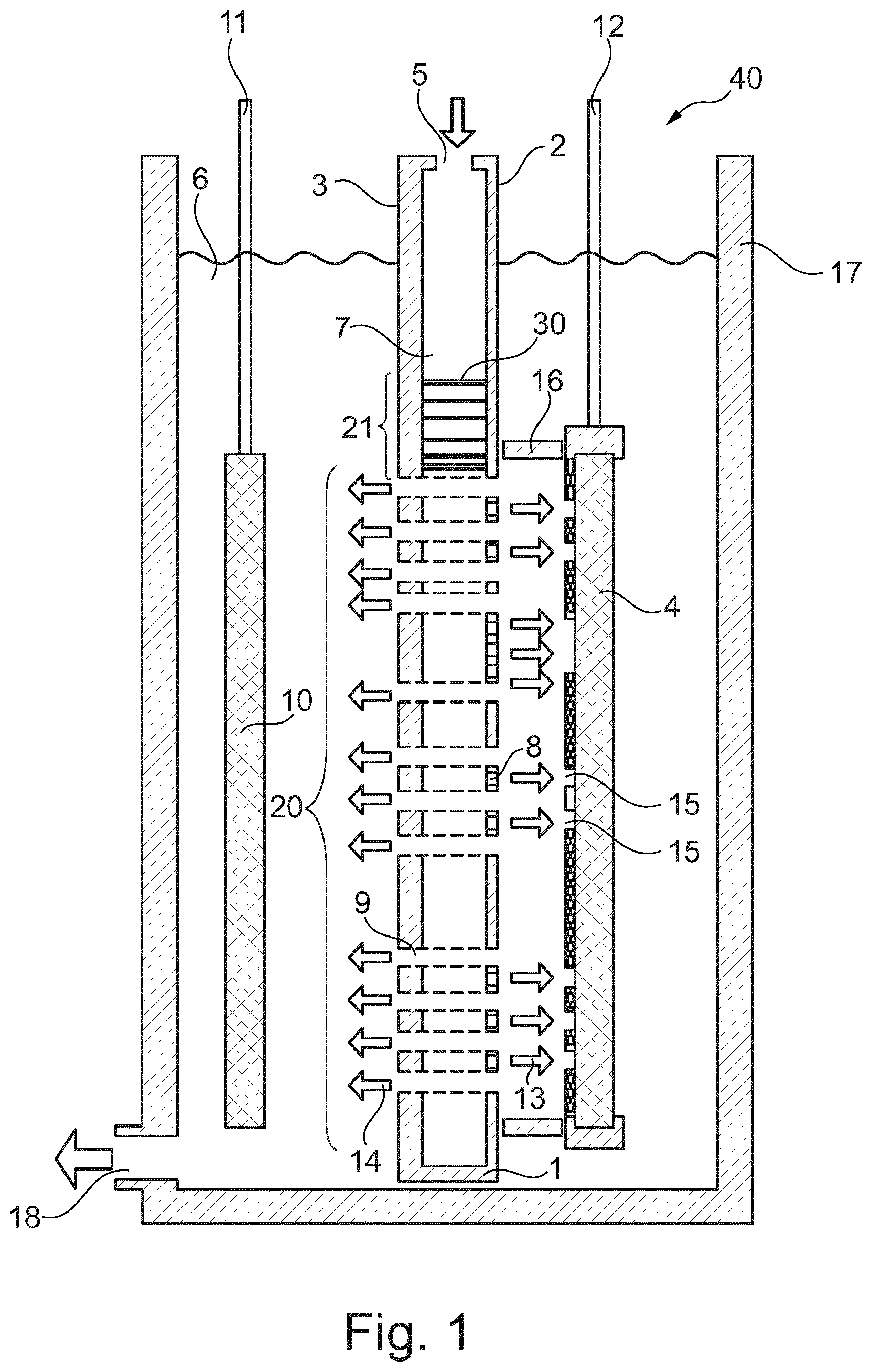 Patent US12351921 — Distribution body for a process fluid for chemical and/or electrolytic surface treatment of a substrate — Figure 1
