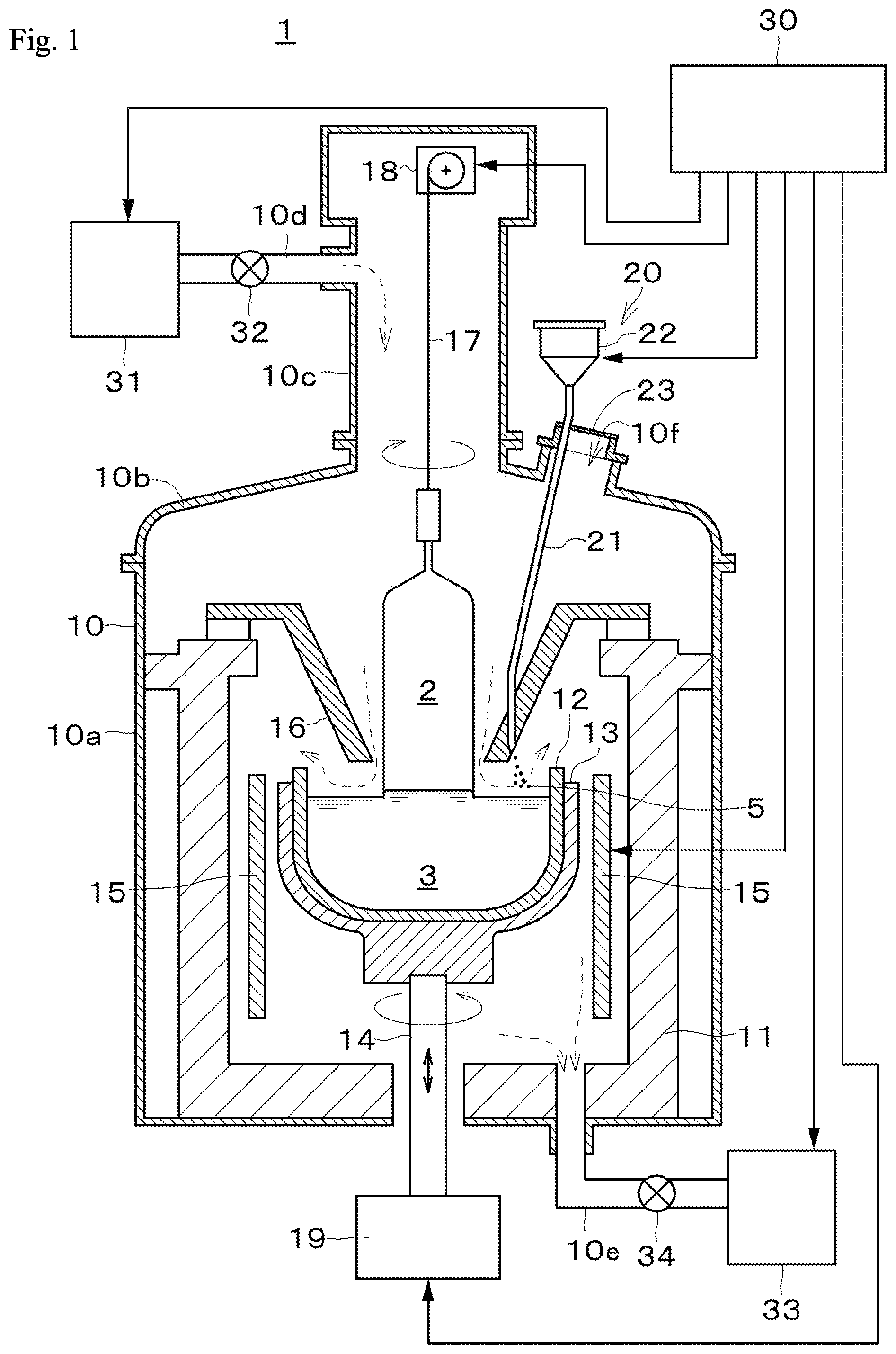 Patent US12351937 — Production method for silicon monocrystal — Figure 1